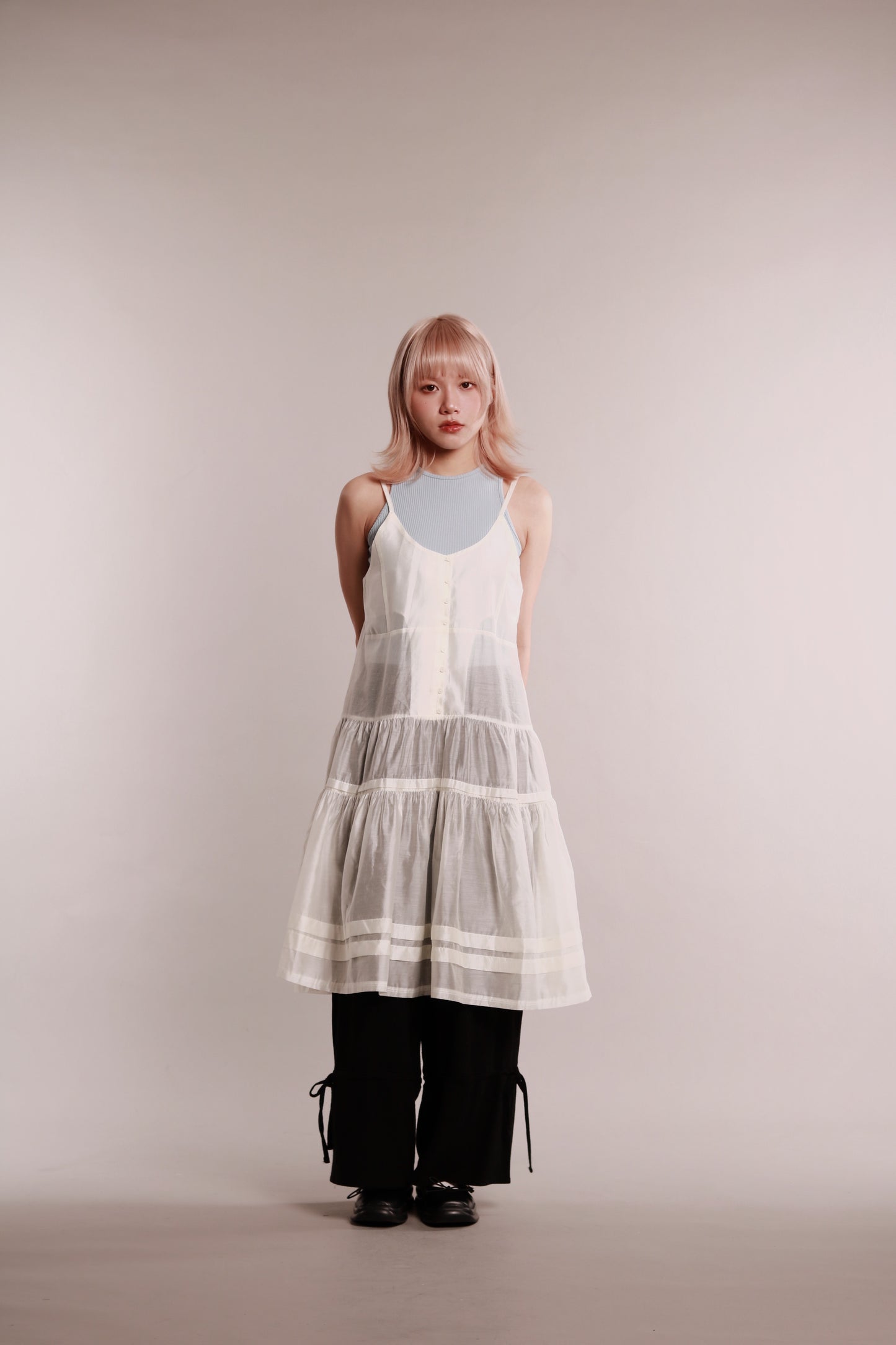 Doll See Through Dress (Ivory)