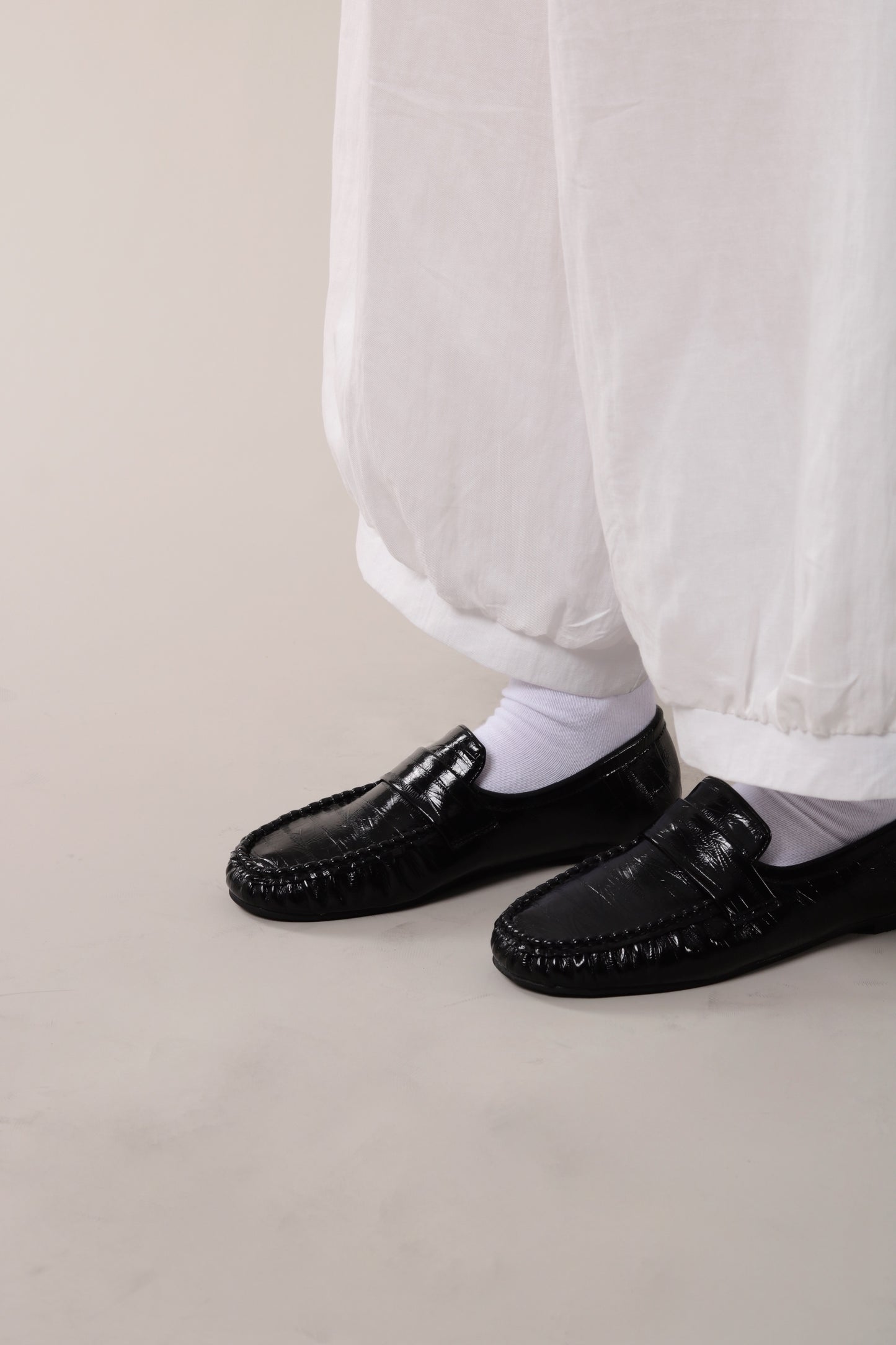 Vintage Crinkled Loafers