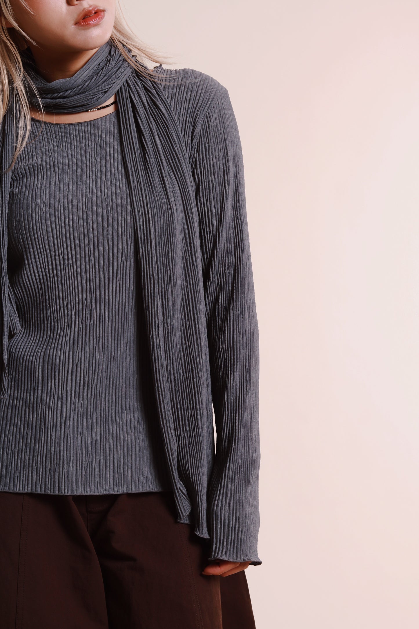 Lenny Top Set (Grey Blue)