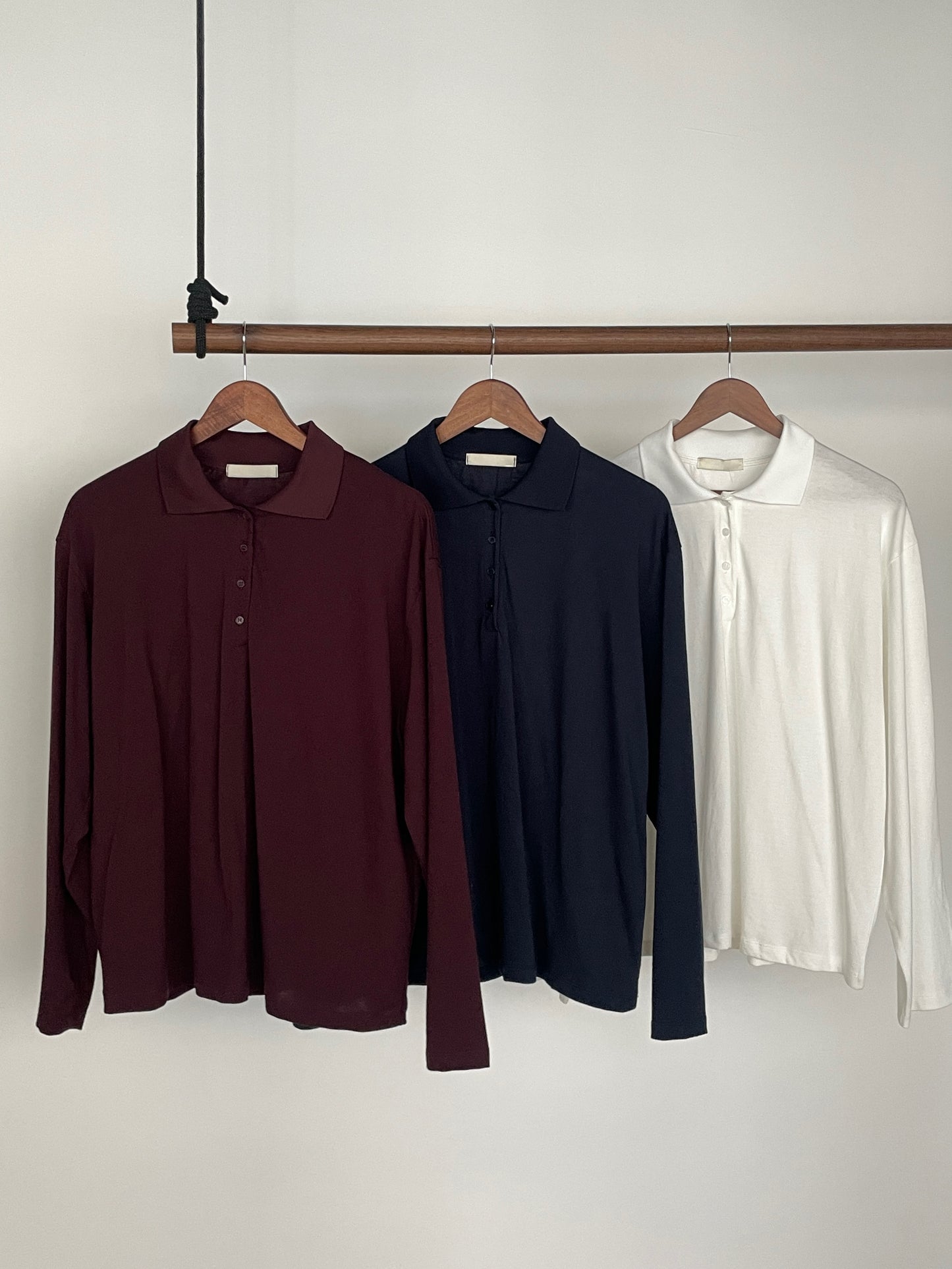 Autumn Polo Top (White)