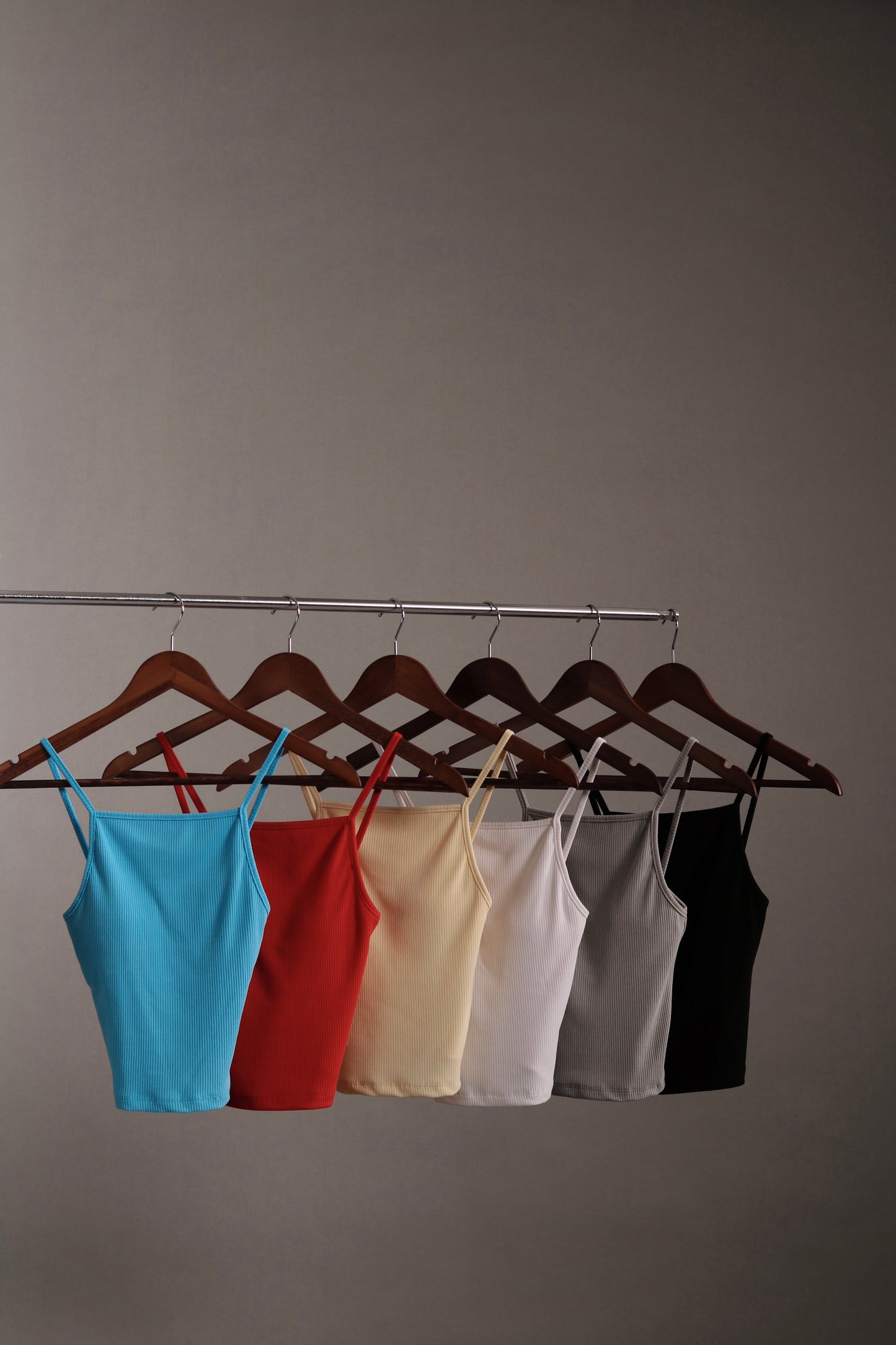 Ribbed Tank Top (Black/Blue/Grey/Red/White/Yellow)