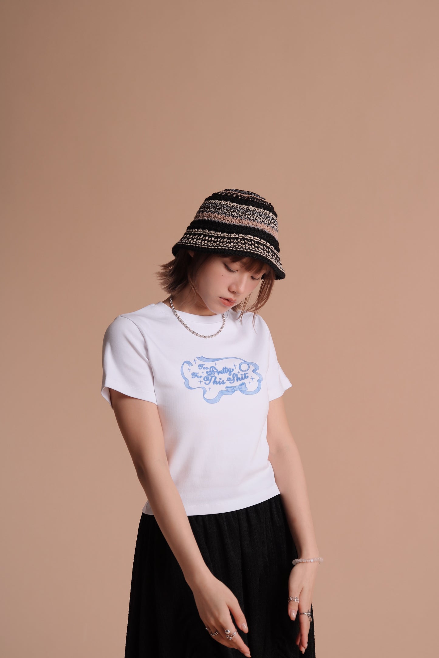 Ribbon Tee (White)