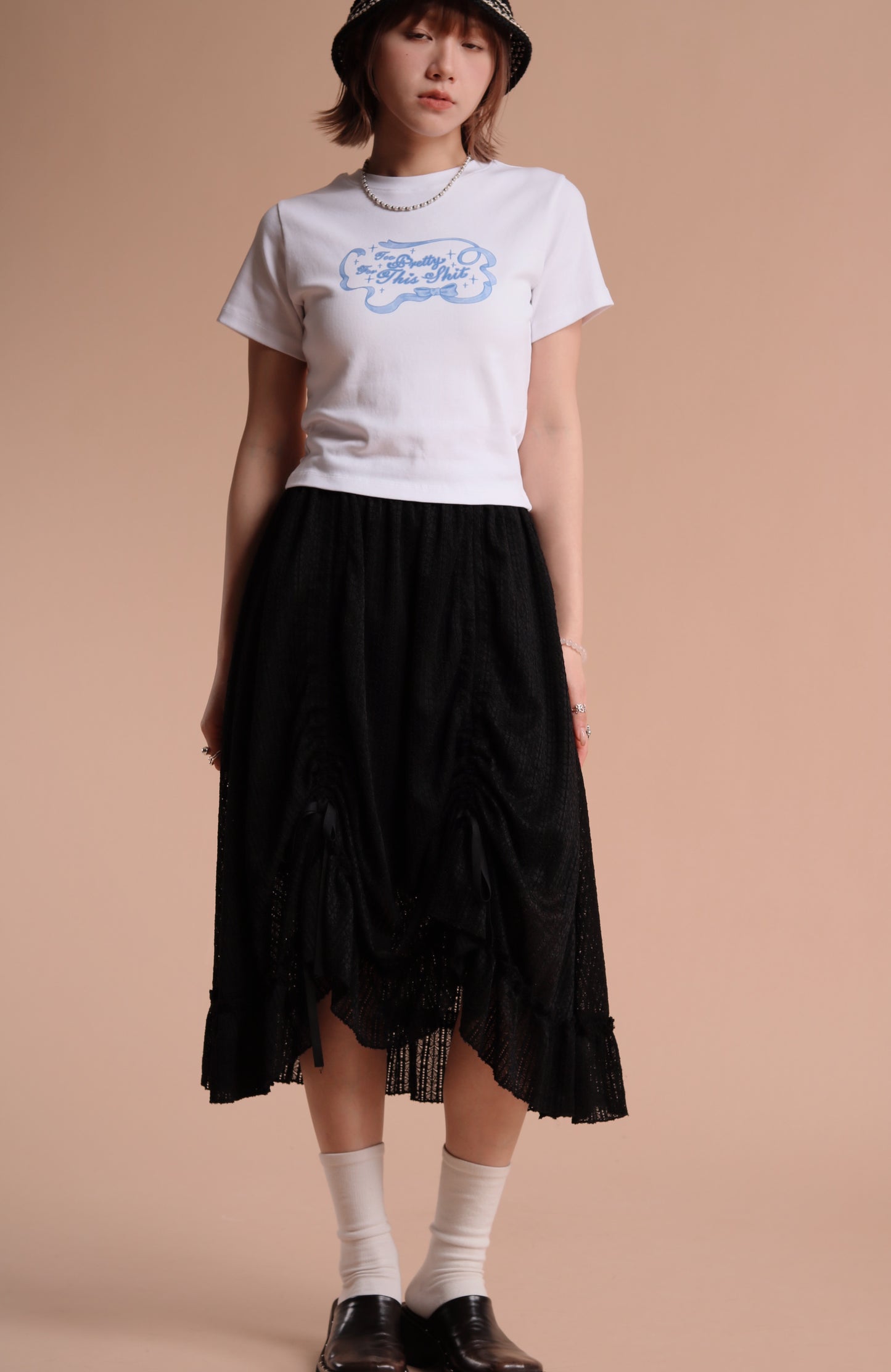 Ribbon Tee (White)