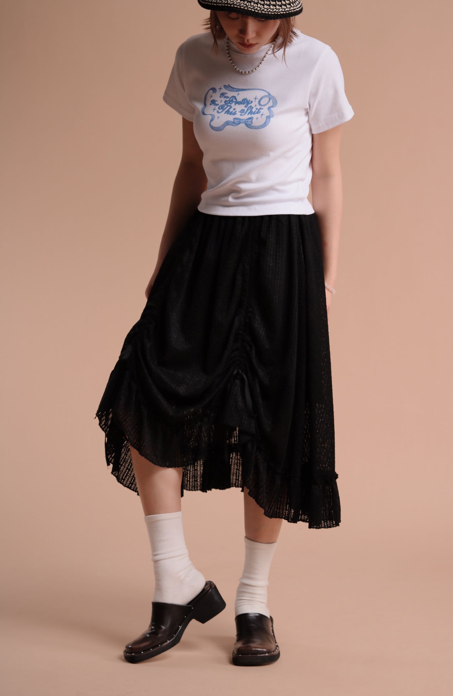 Ribbon Tee (White)