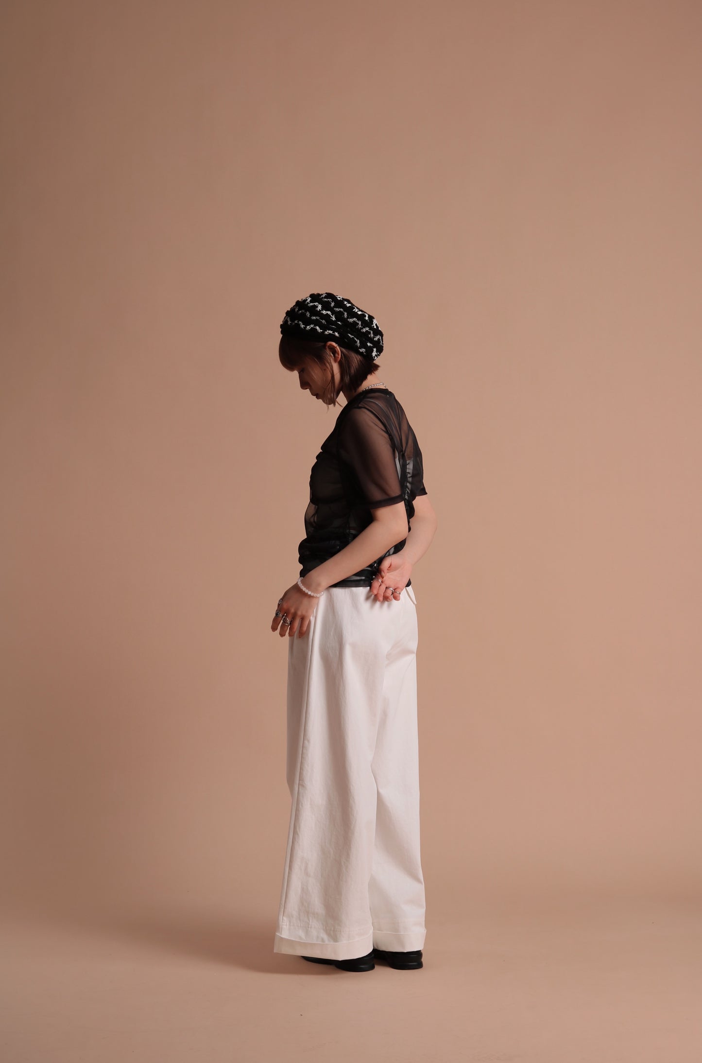Spring Wide Pants (White)