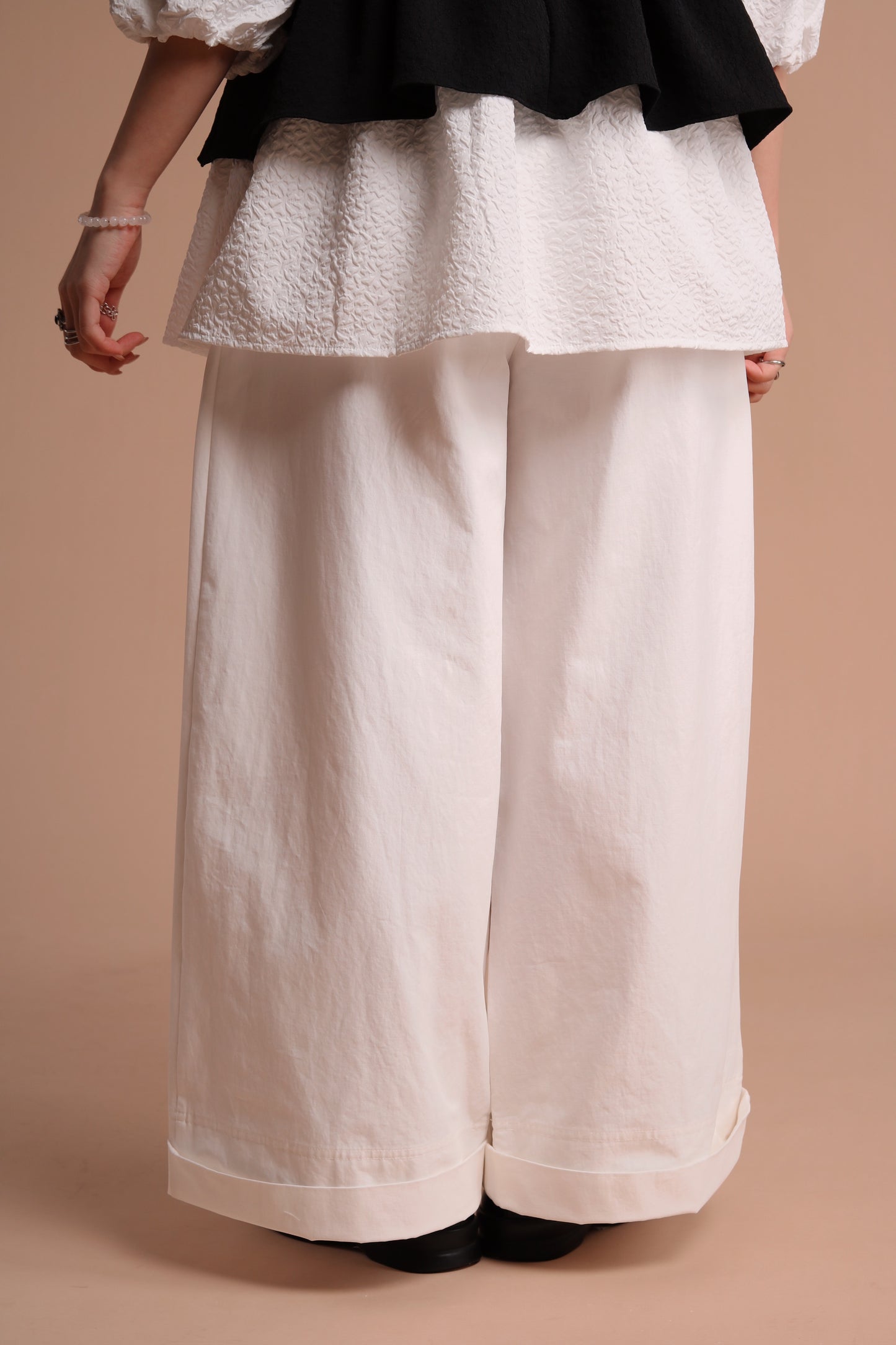 Spring Wide Pants (White)