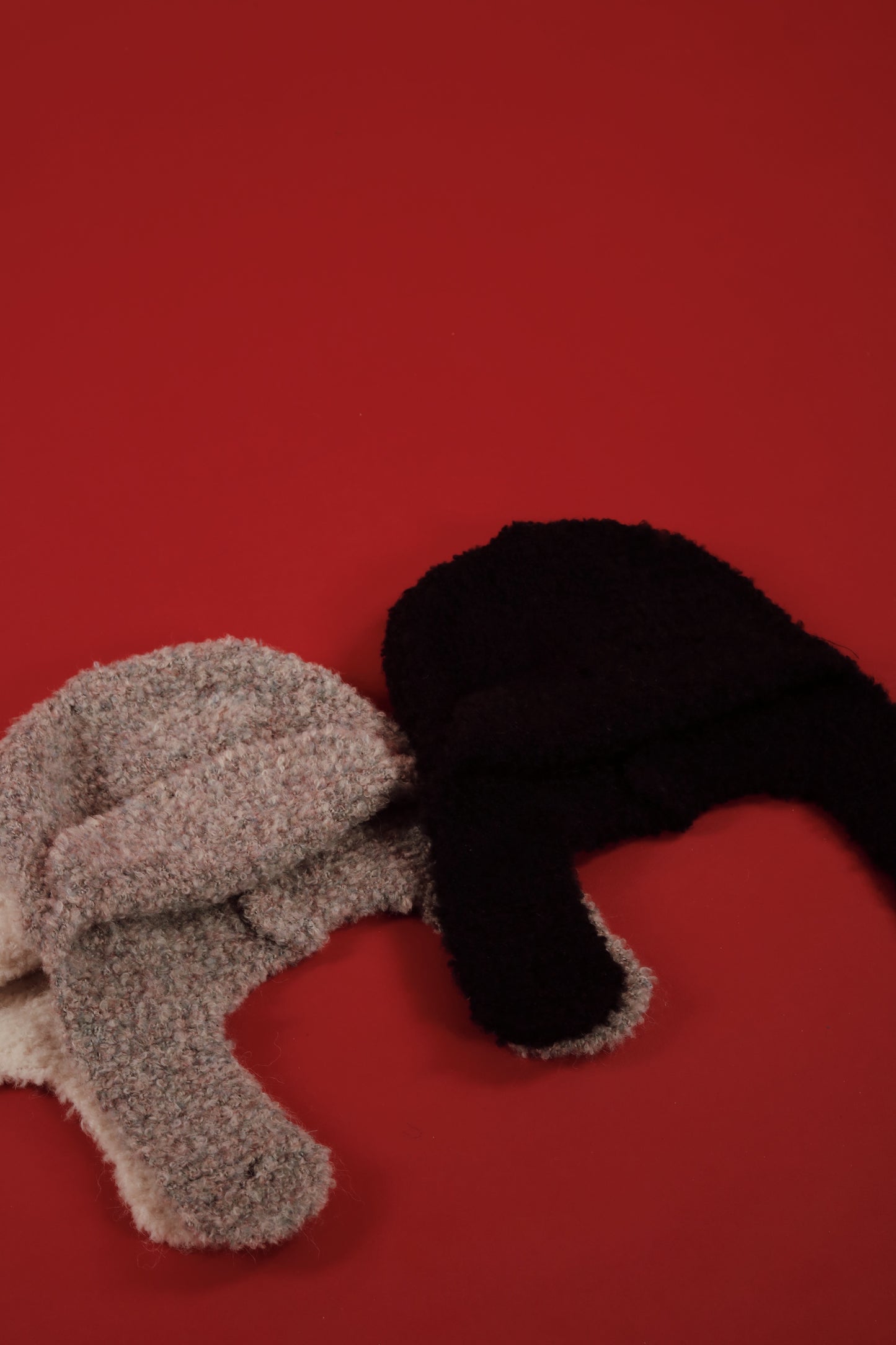 Flaps Beanie (Black/Brown/Grey/White)