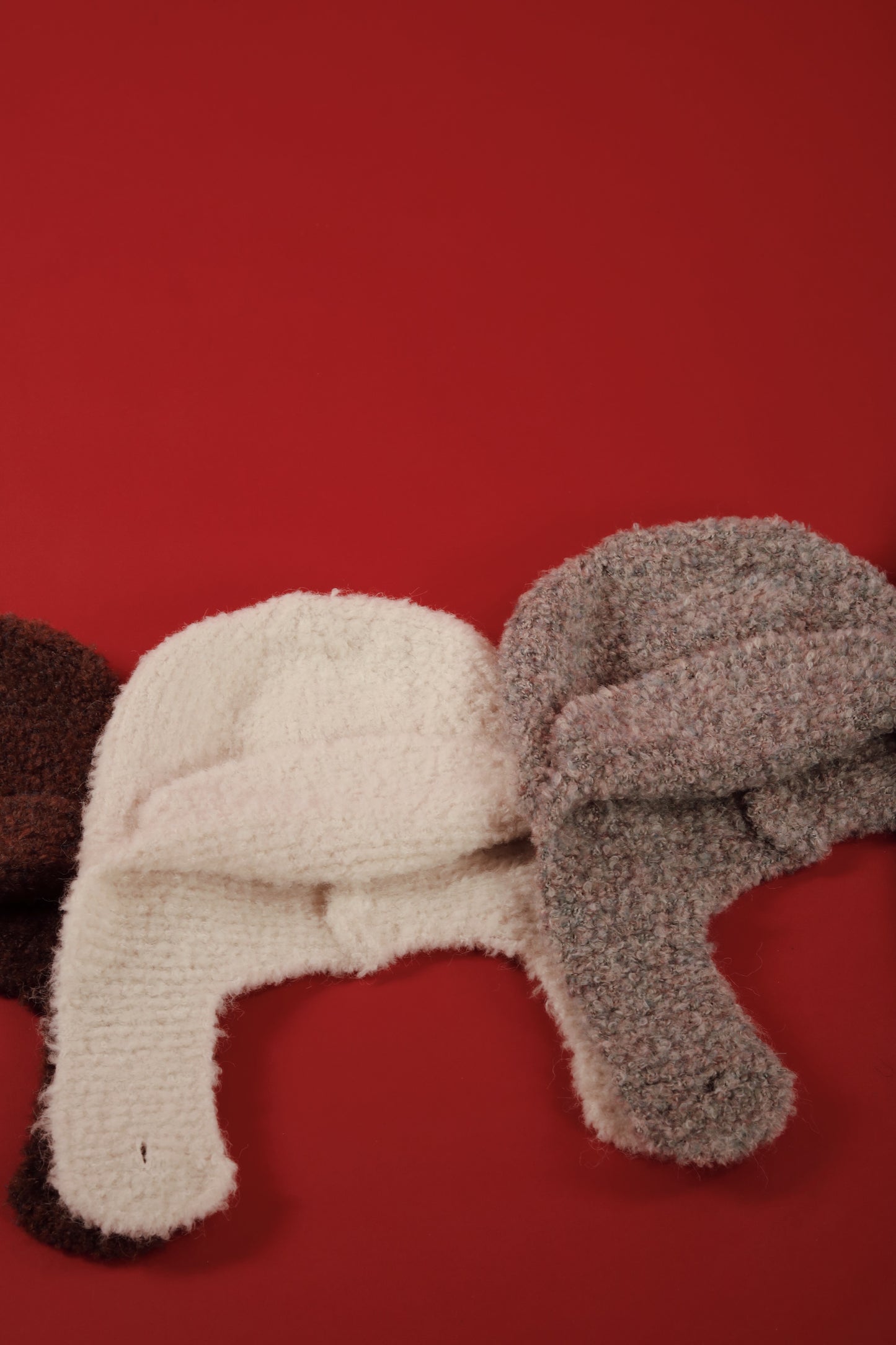 Flaps Beanie (Black/Brown/Grey/White)