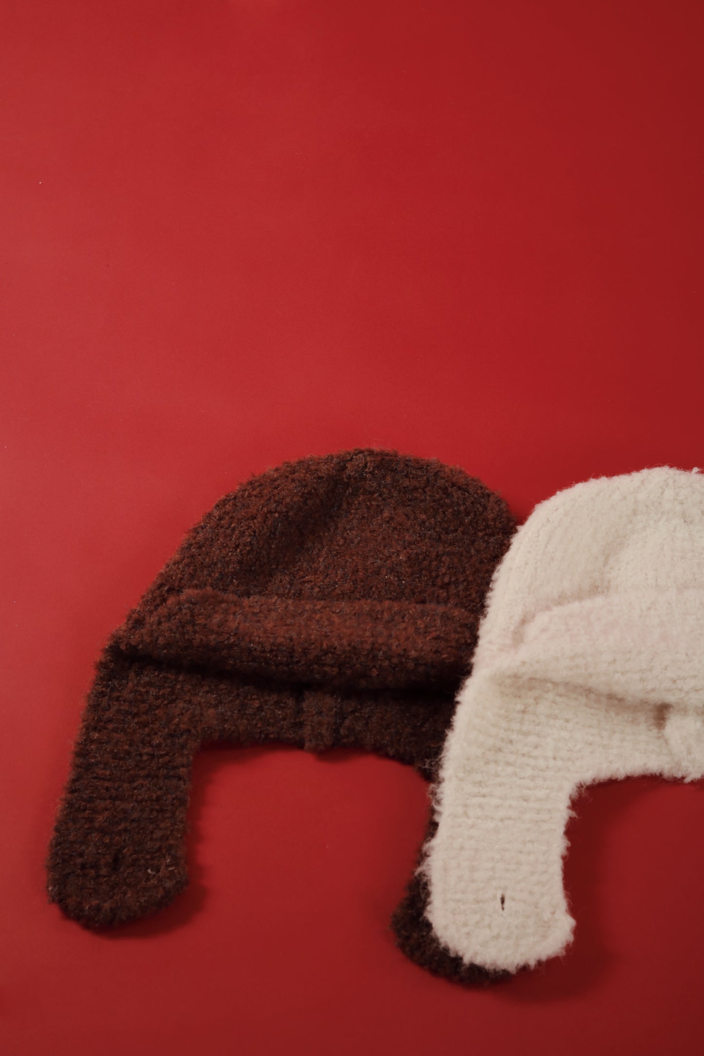 Flaps Beanie (Black/Brown/Grey/White)