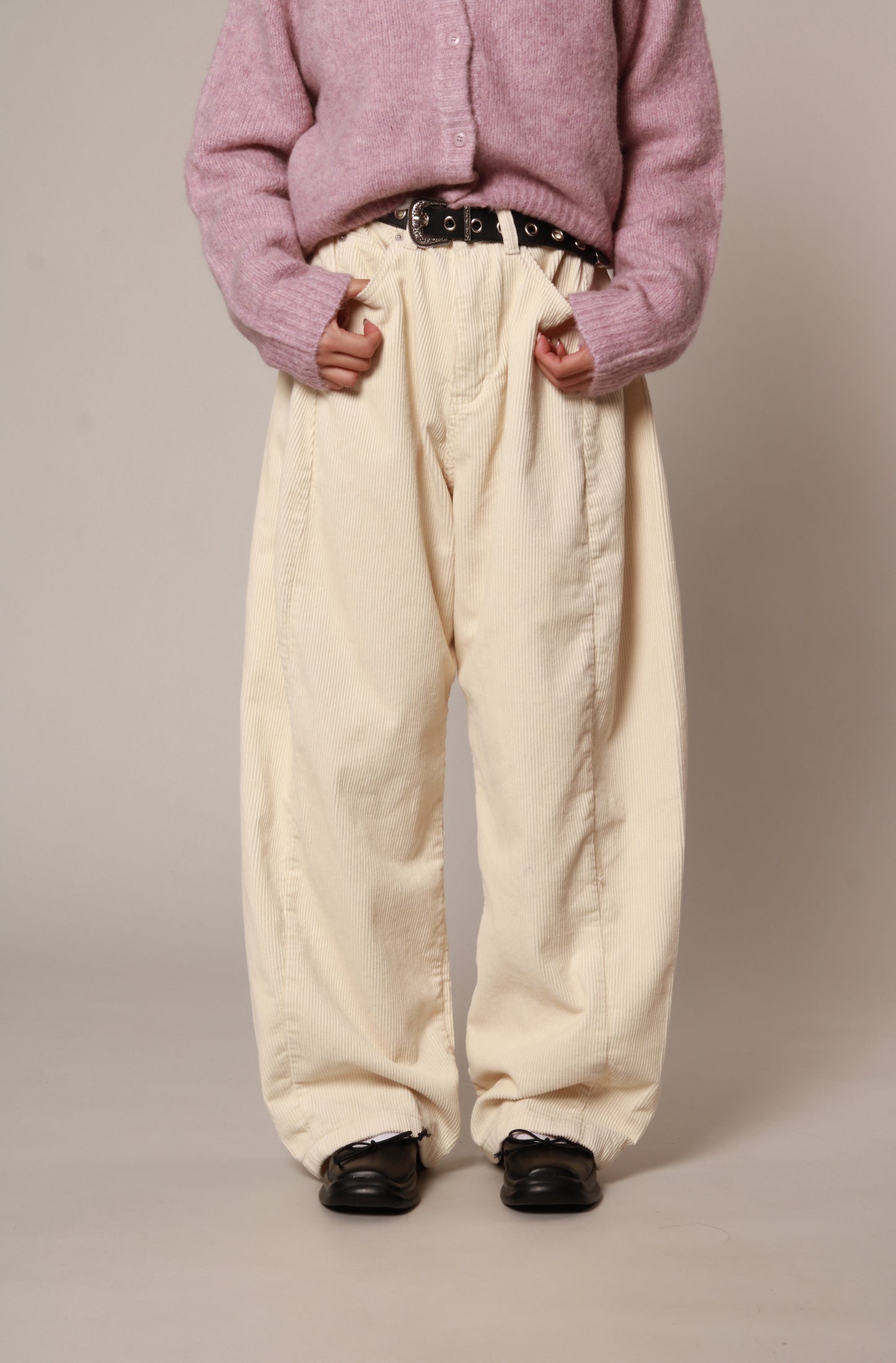 Benno Corduroy Pants (Ivory)