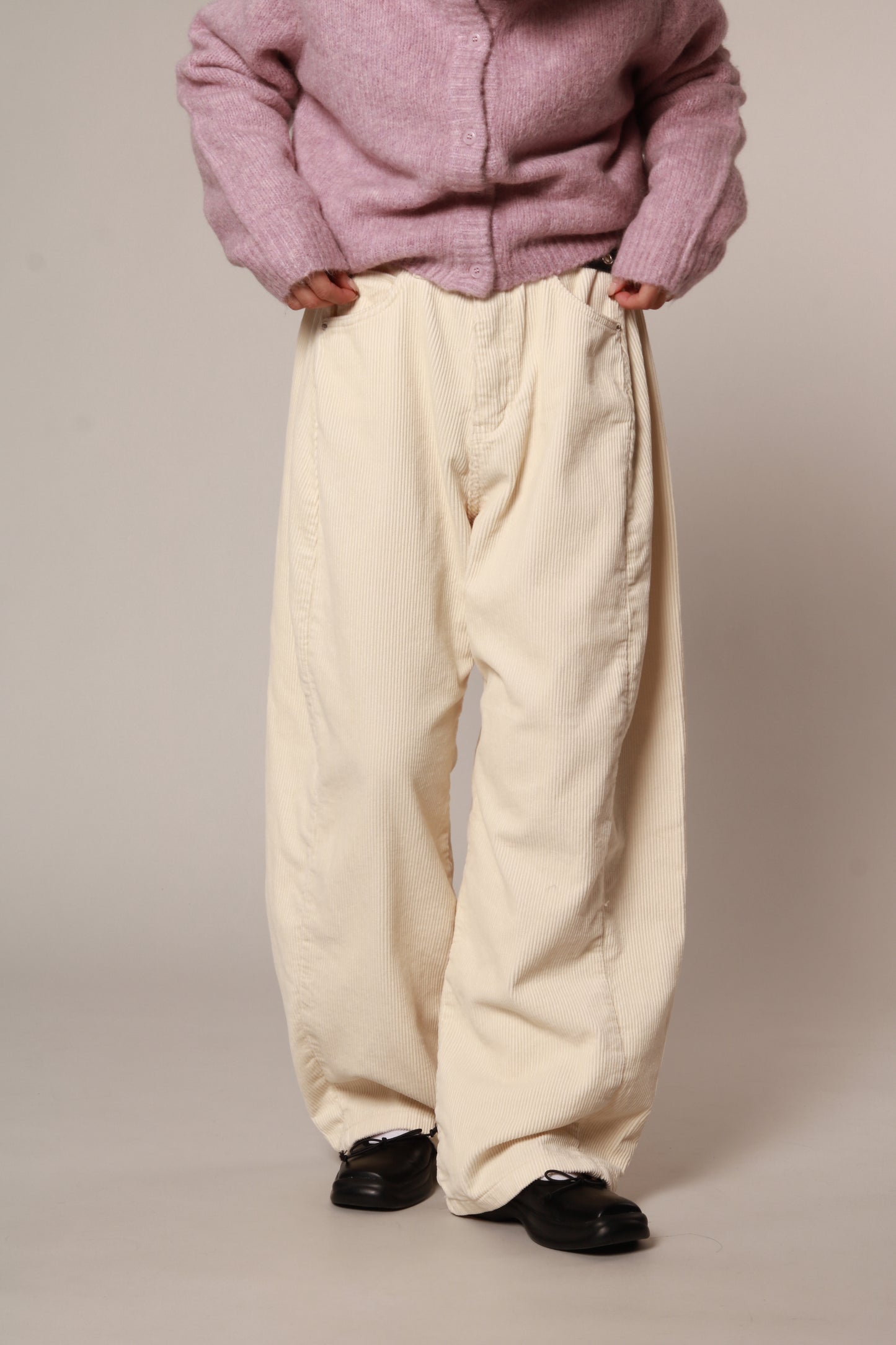 Benno Corduroy Pants (Ivory)