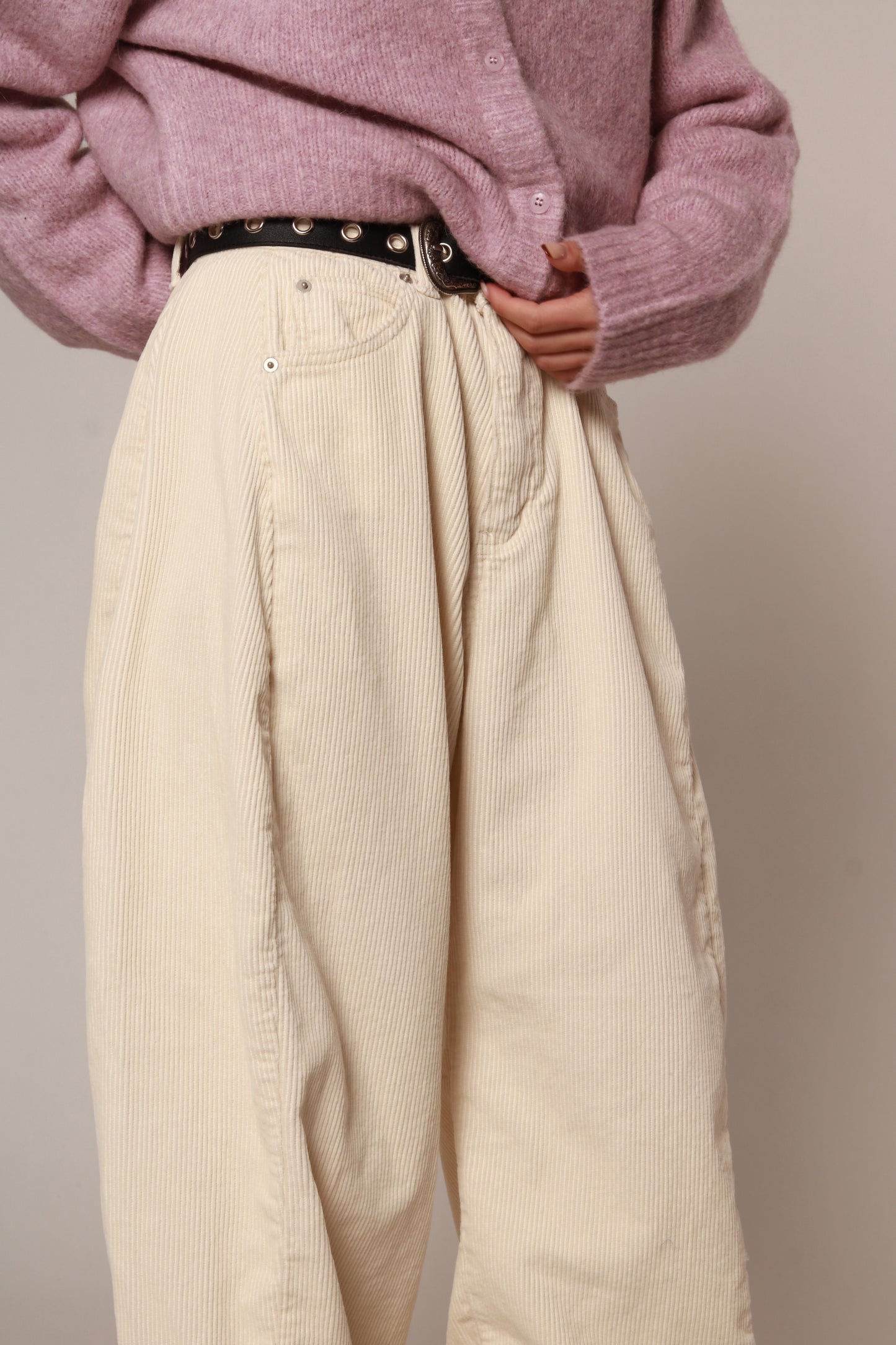 Benno Corduroy Pants (Ivory)