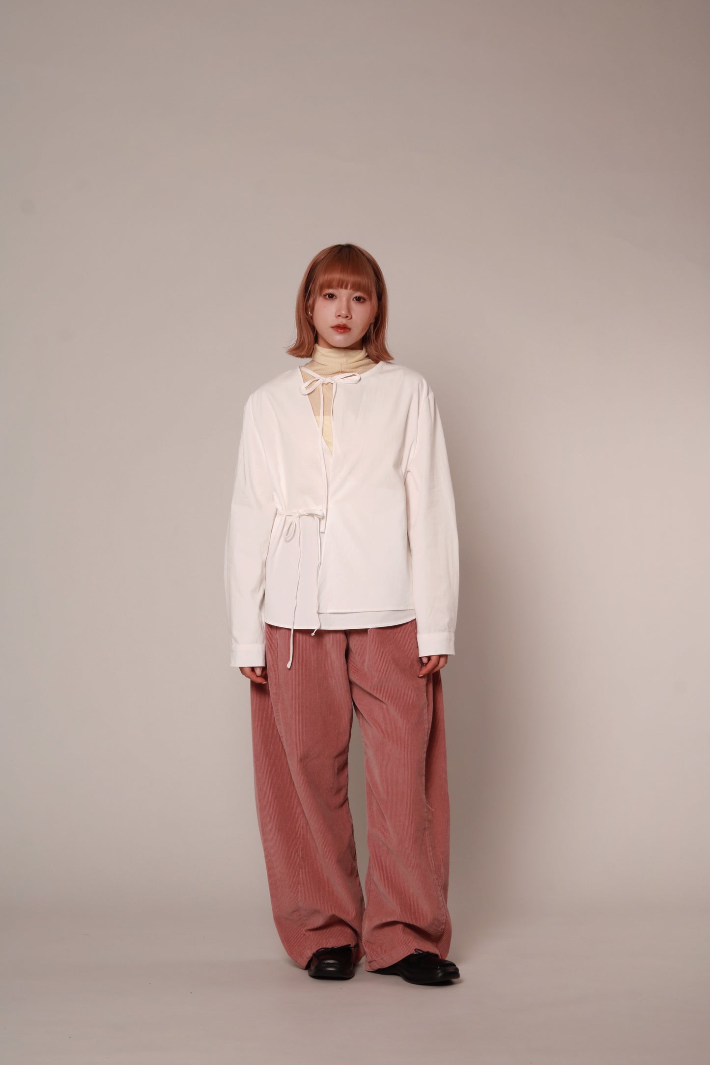 Ribbon Shirt (White)