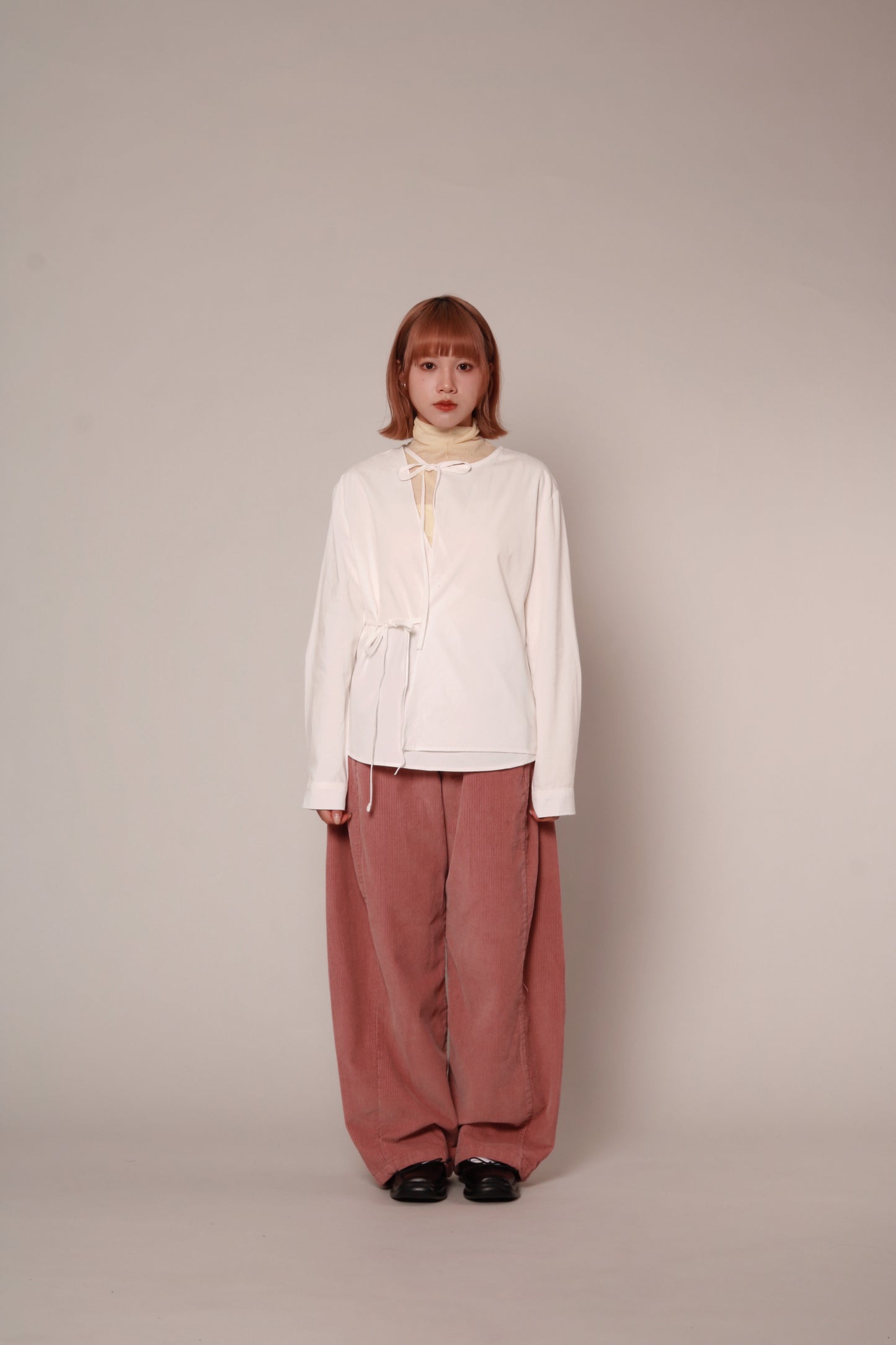 Ribbon Shirt (White)