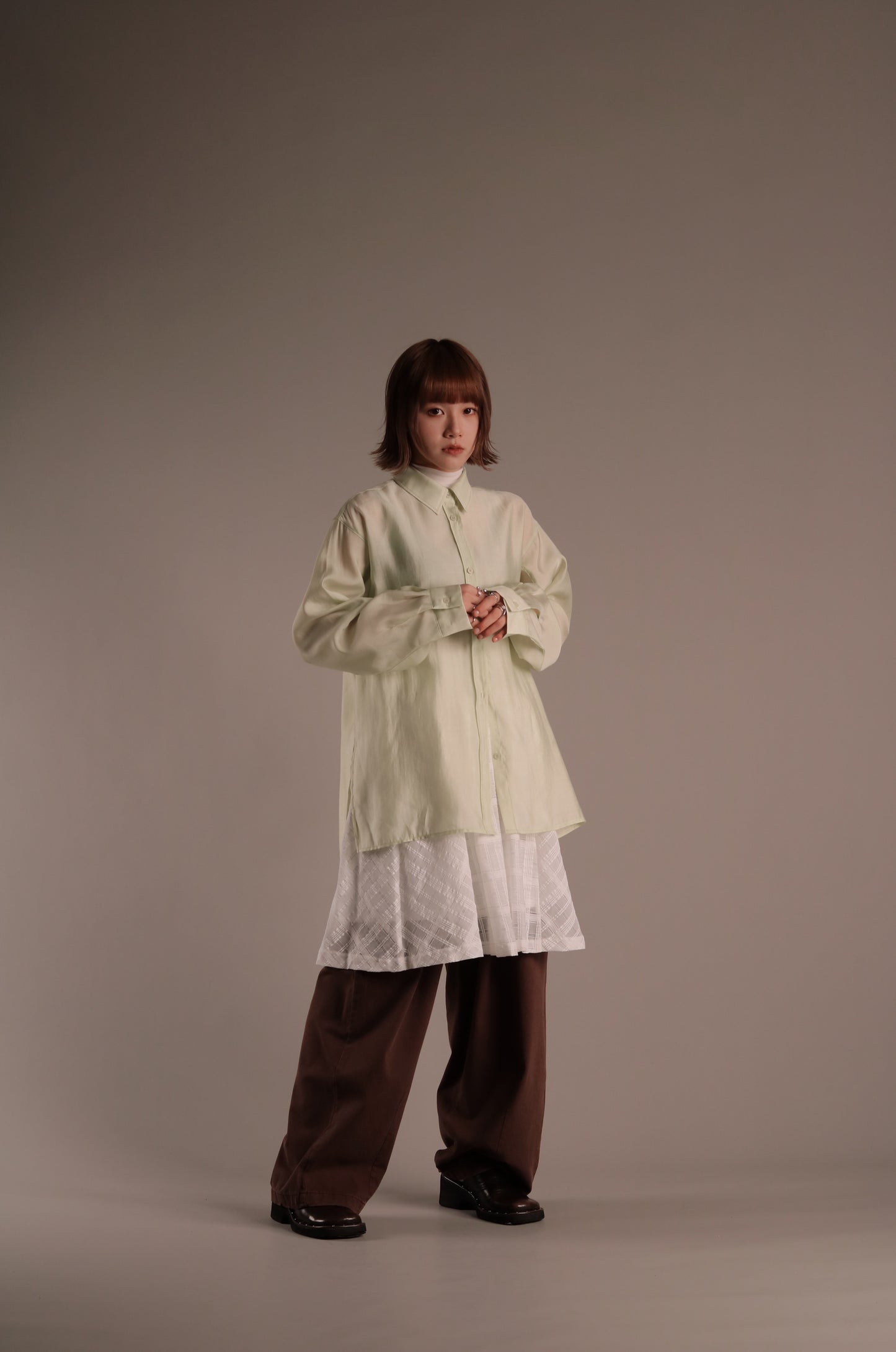 Doll See Through Shirt (Green)