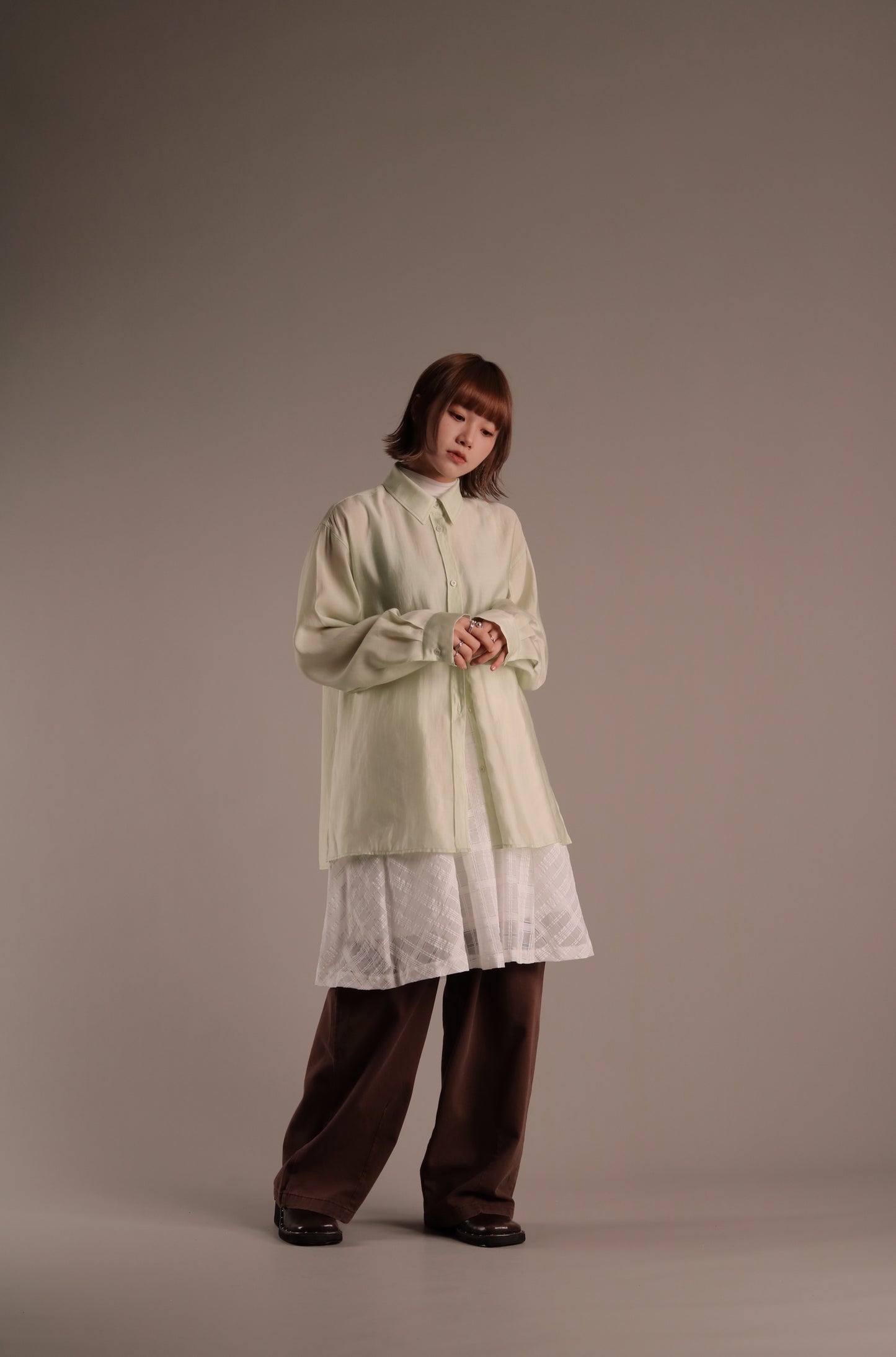 Doll See Through Shirt (Green)