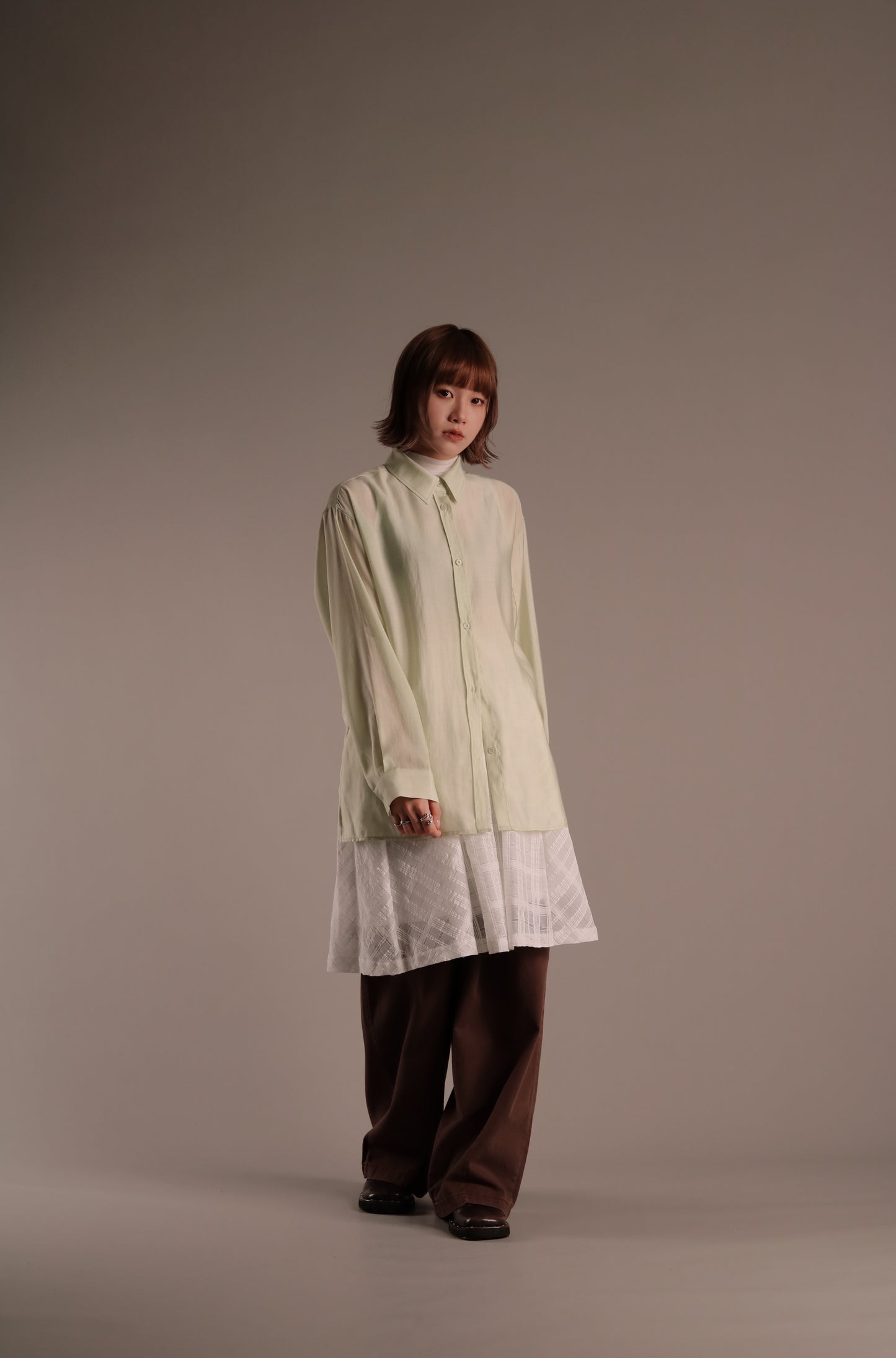 Doll See Through Shirt (Green)