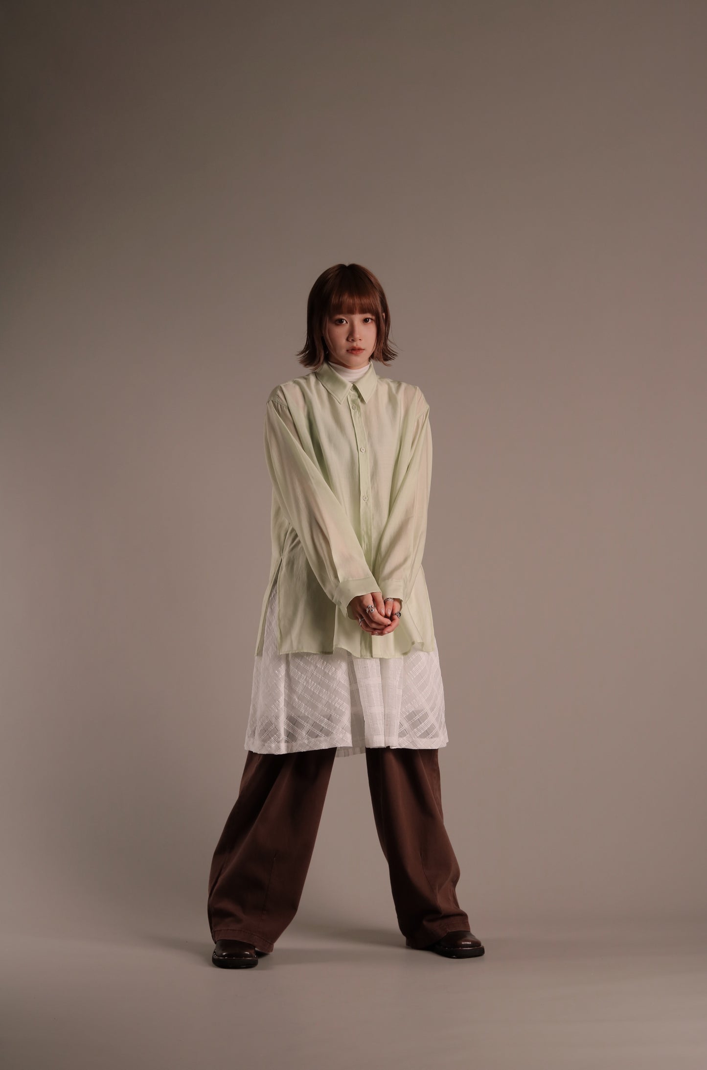 Doll See Through Shirt (Green)