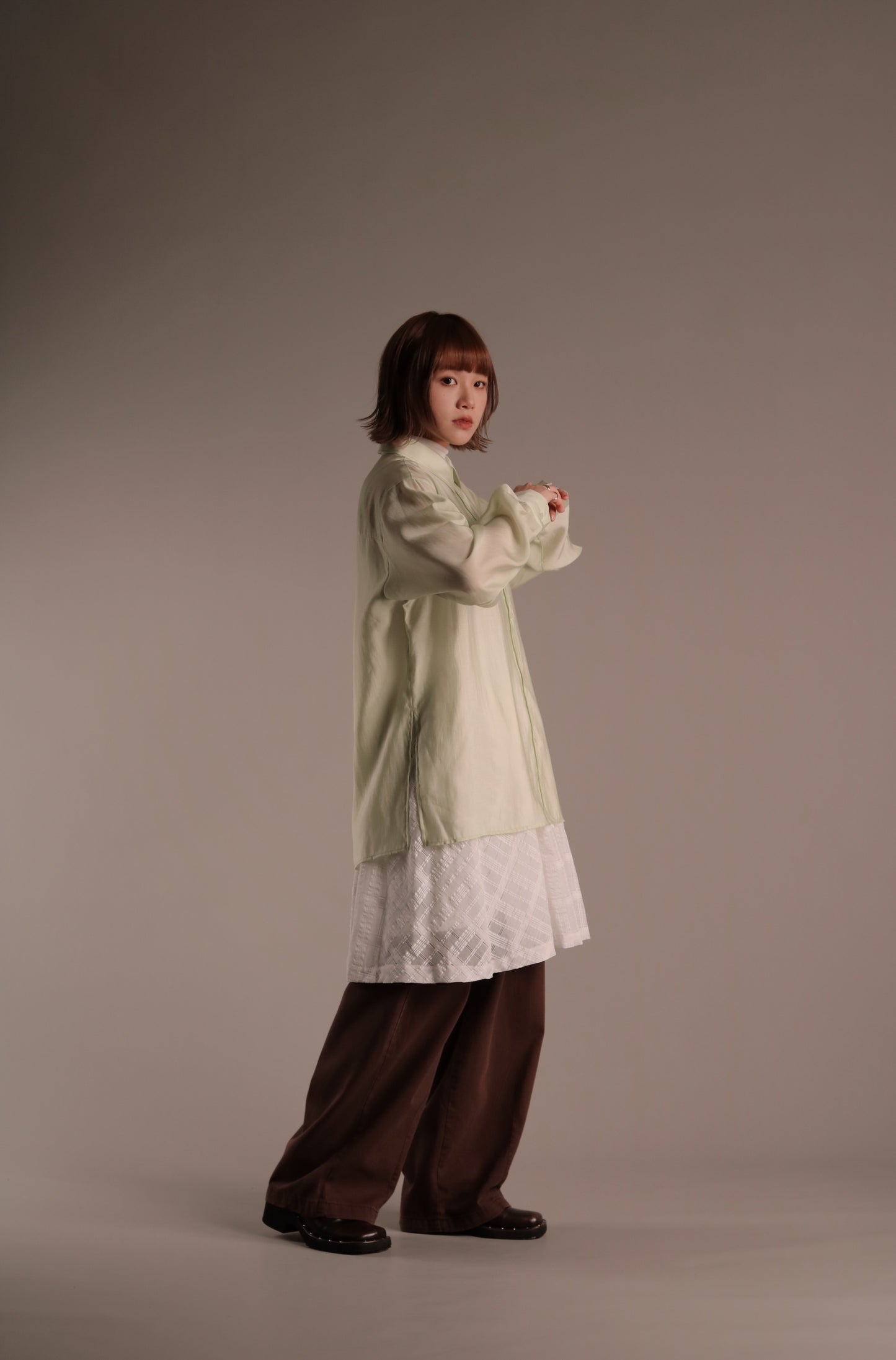 Doll See Through Shirt (Green)