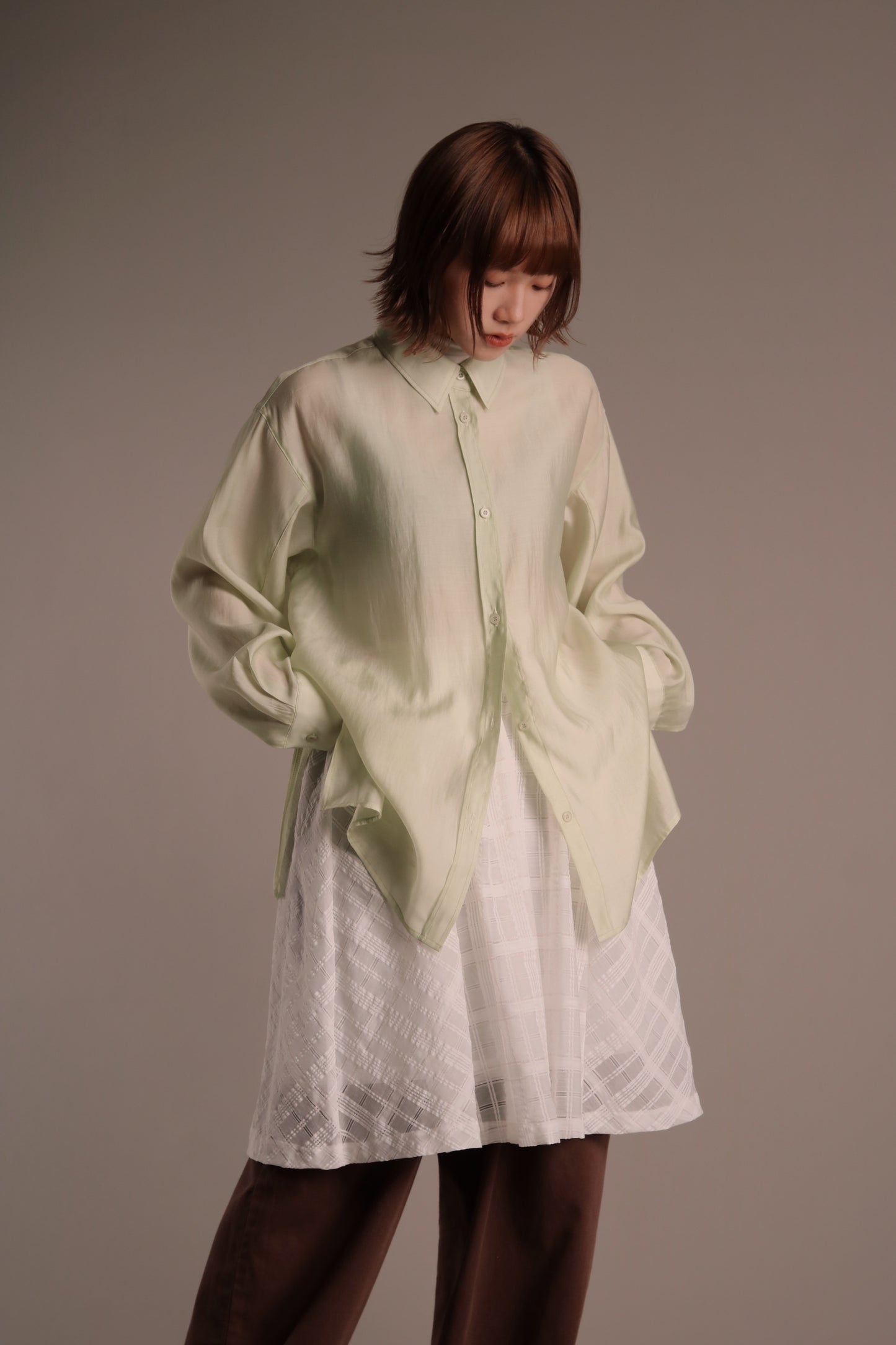 Doll See Through Shirt (Green)