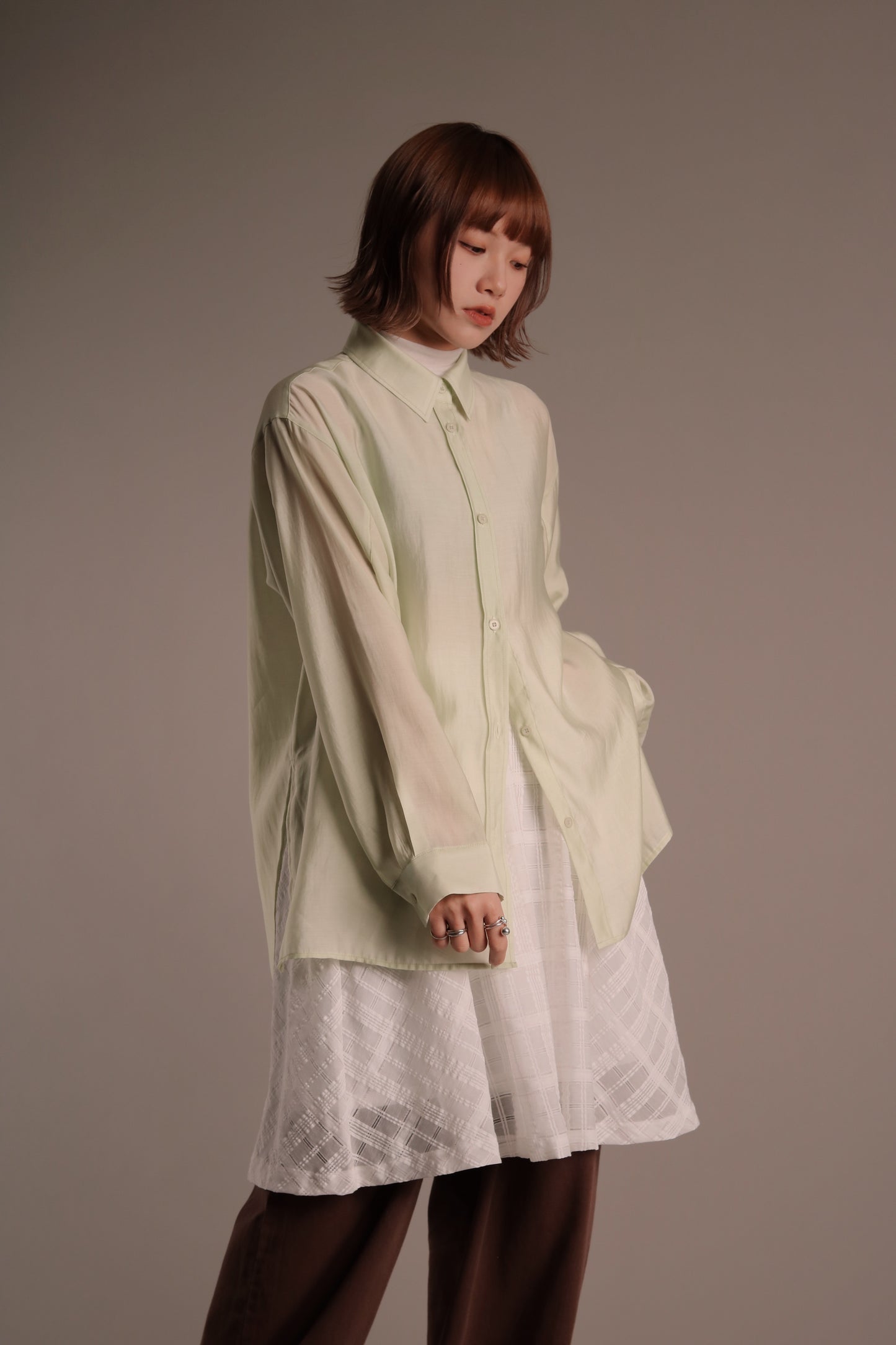 Doll See Through Shirt (Green)