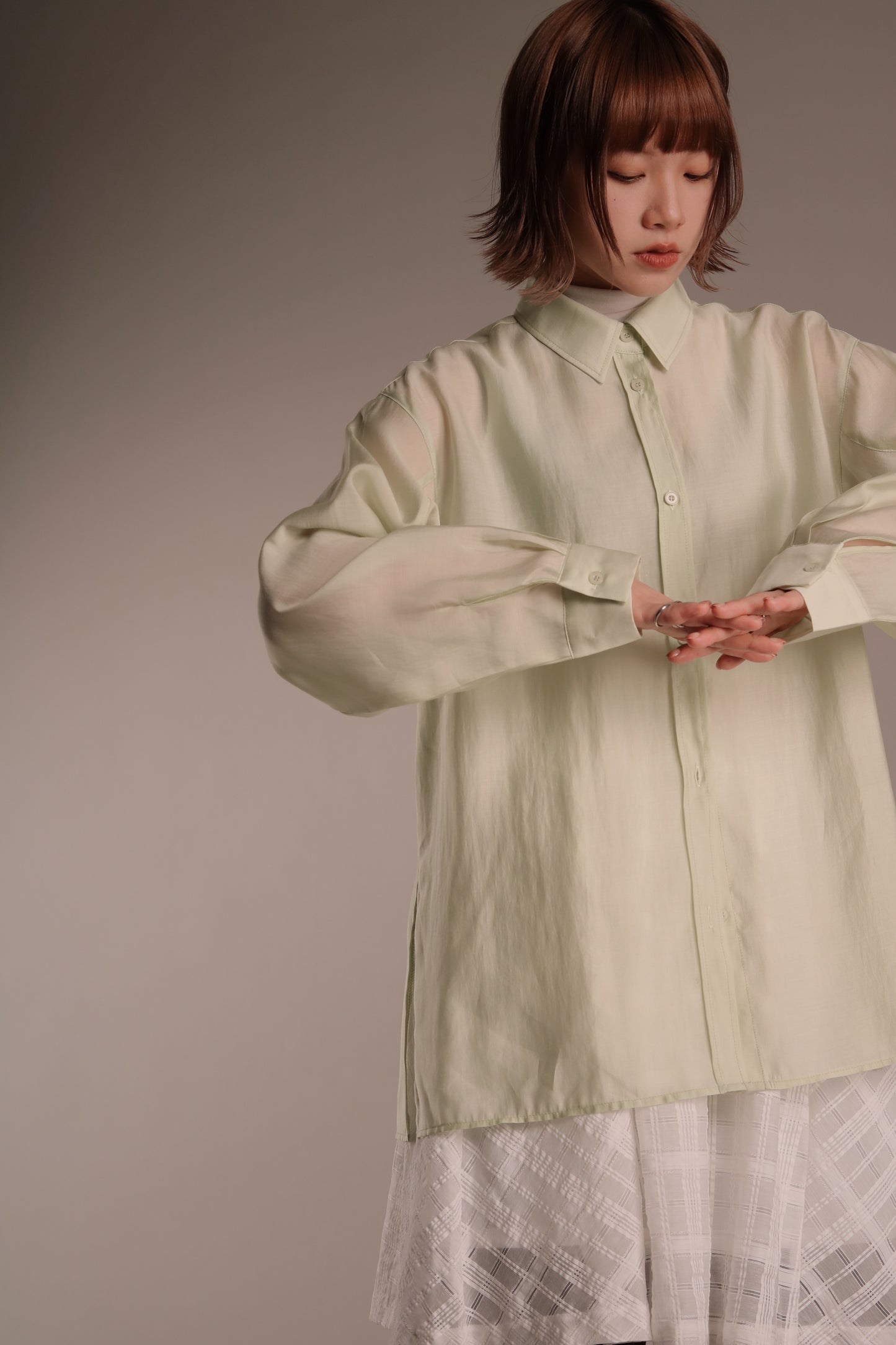 Doll See Through Shirt (Green)