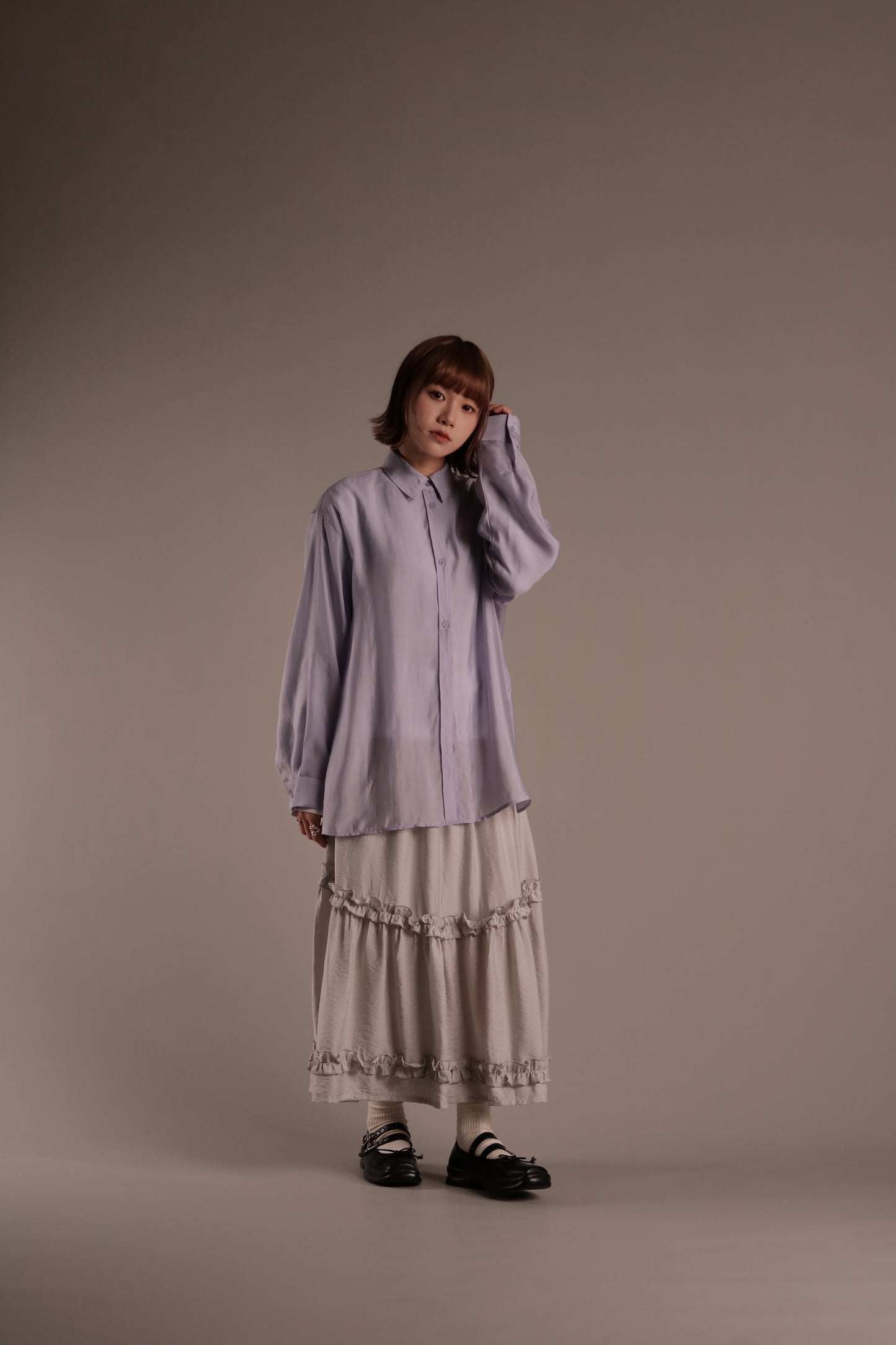 Doll See Through Shirt (Purple)