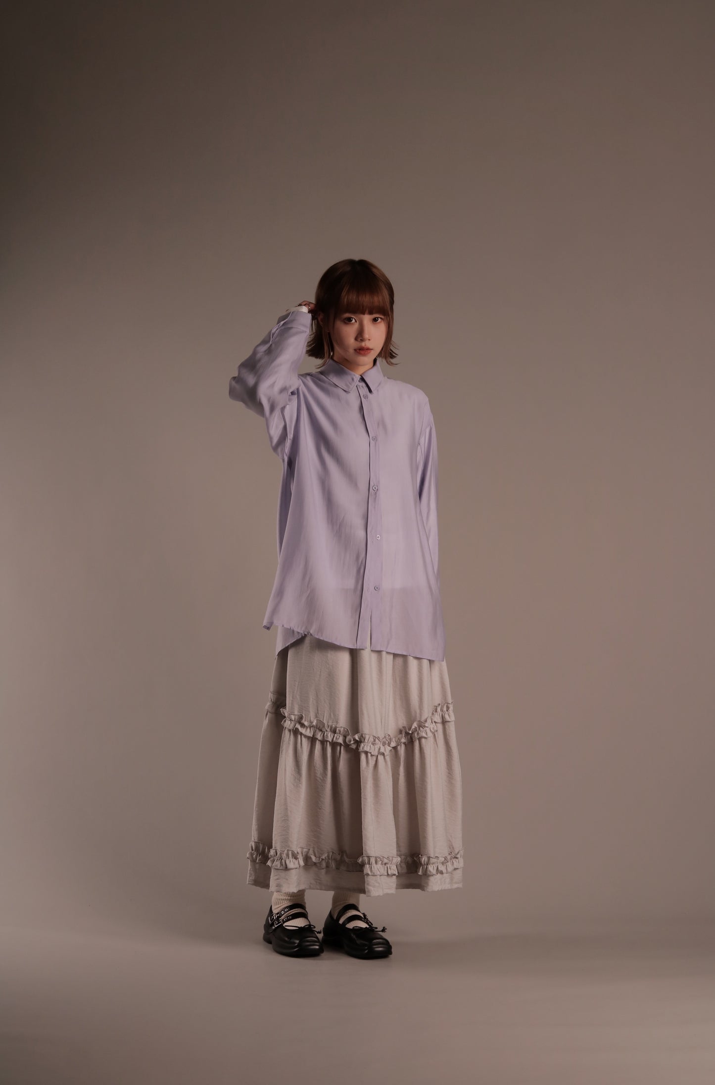 Doll See Through Shirt (Purple)