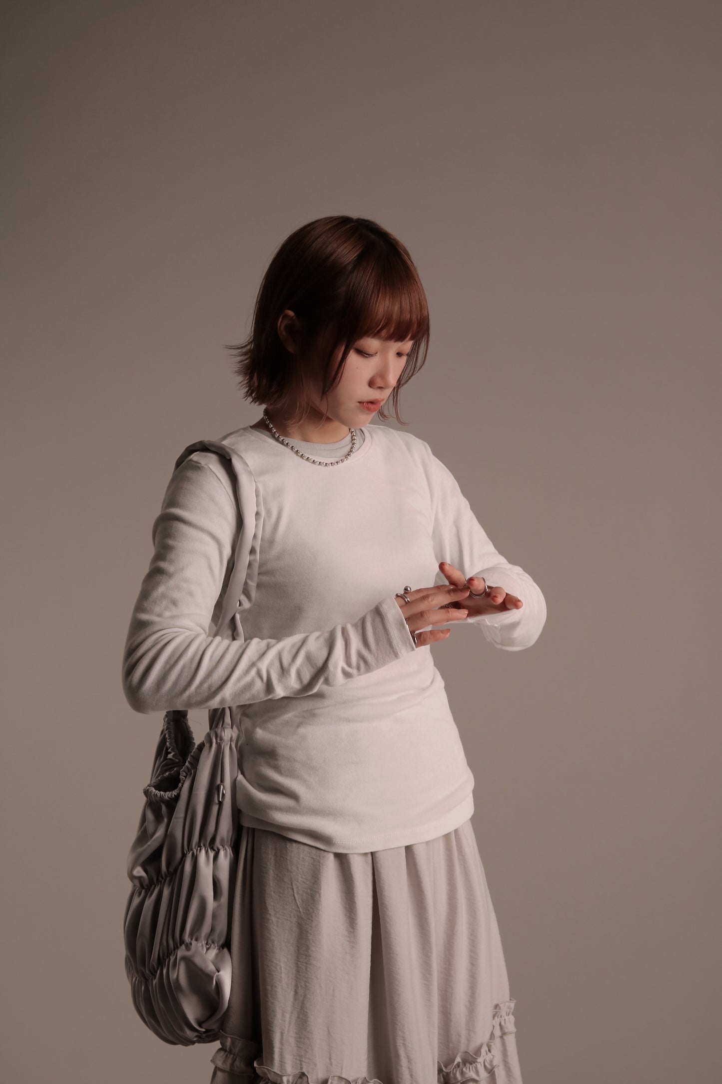 Spring Color Daily Top (White)