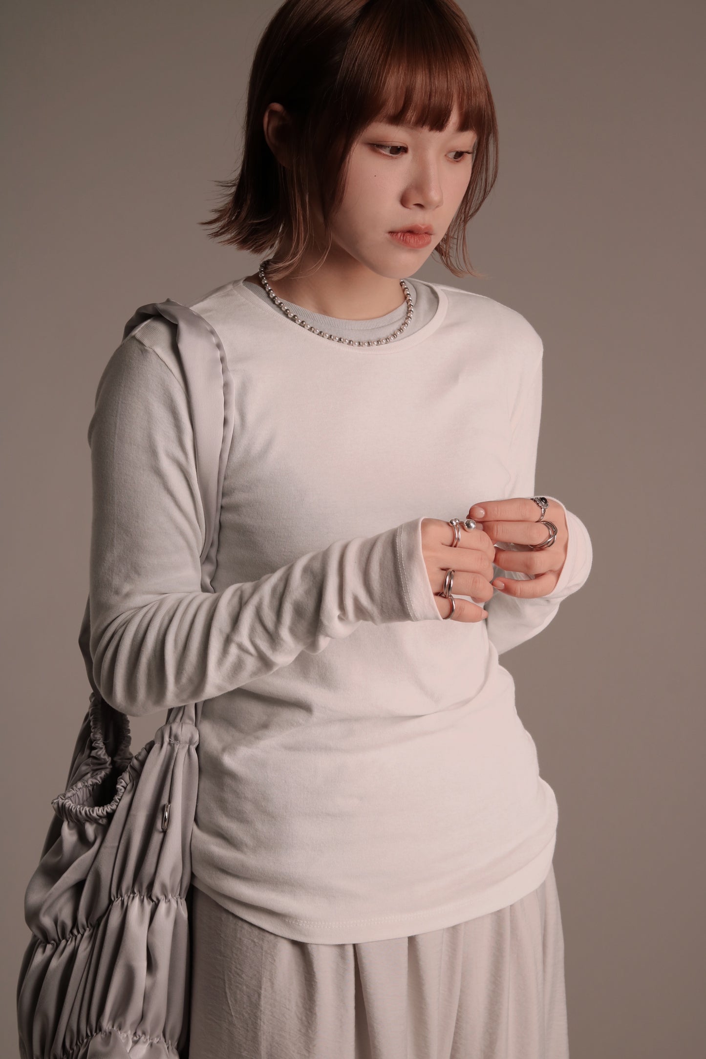 Spring Color Daily Top (White)