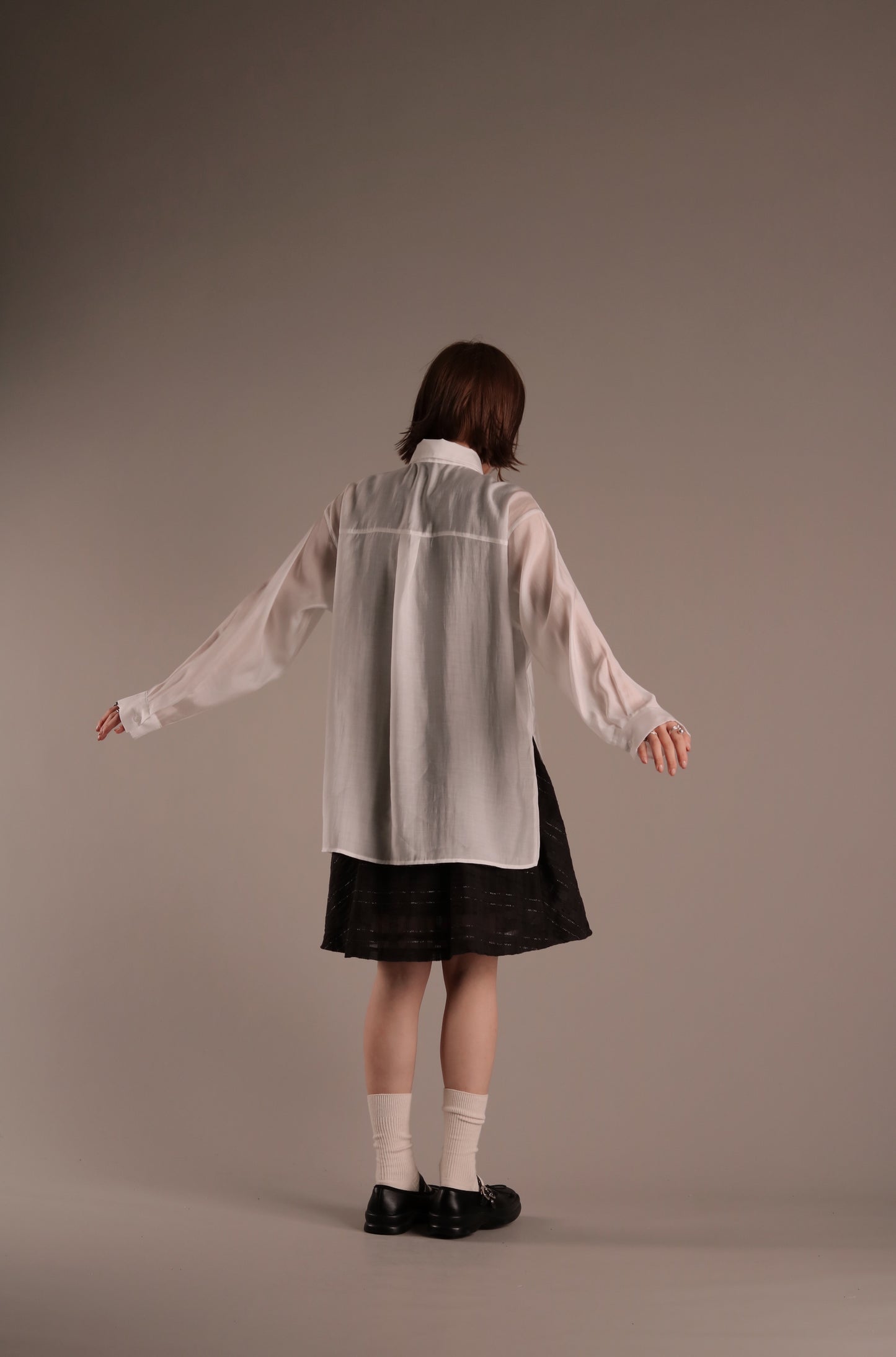 Doll See Through Shirt (White)