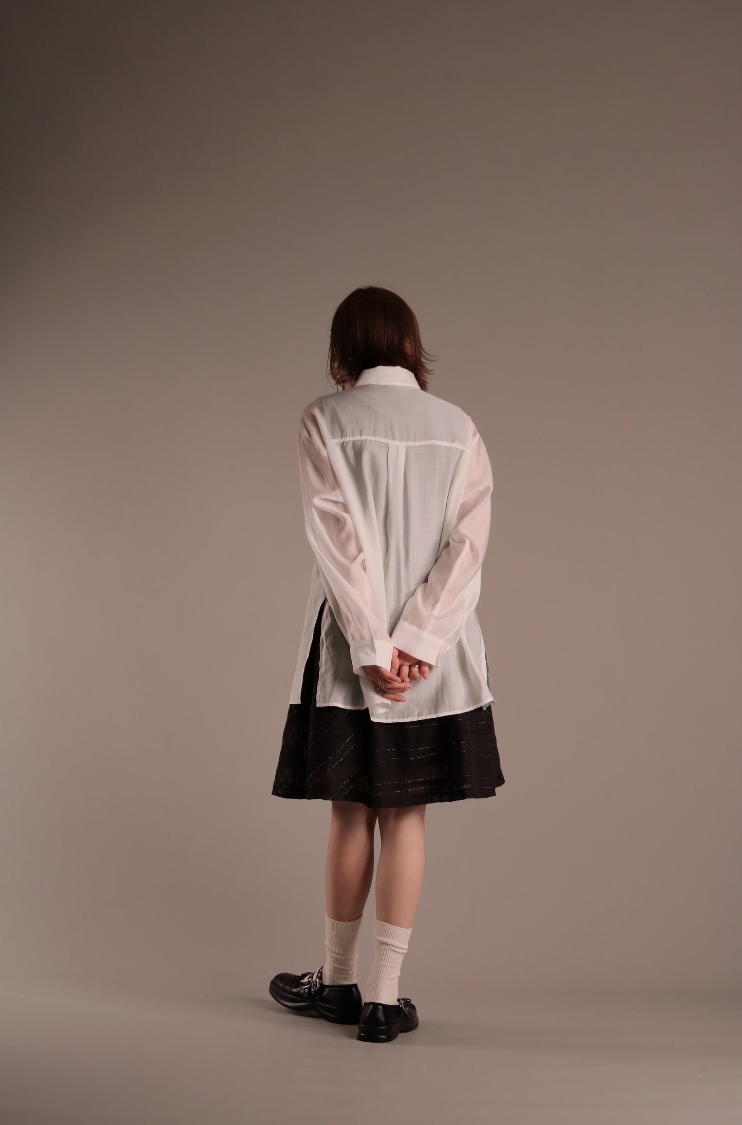 Doll See Through Shirt (White)