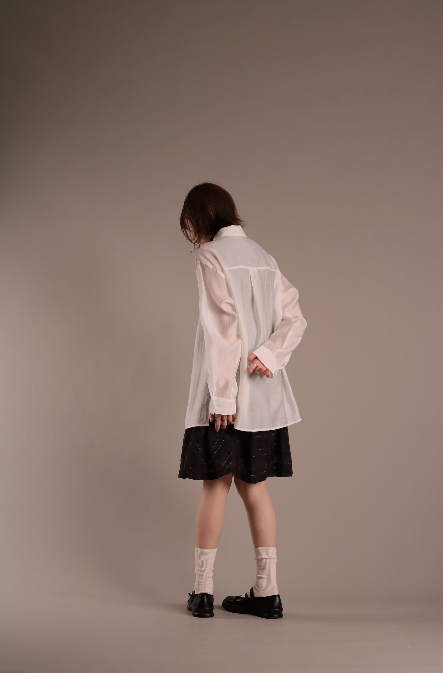 Doll See Through Shirt (White)