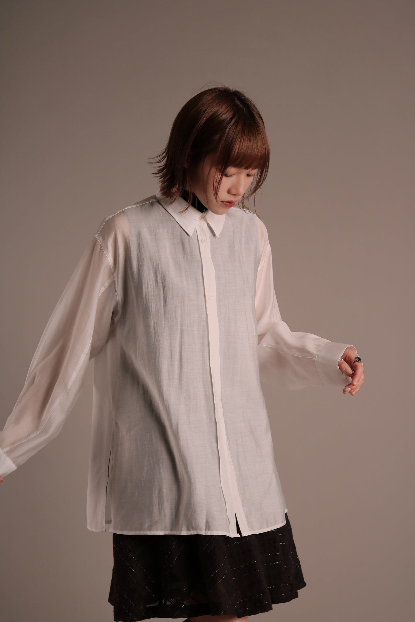 Doll See Through Shirt (White)