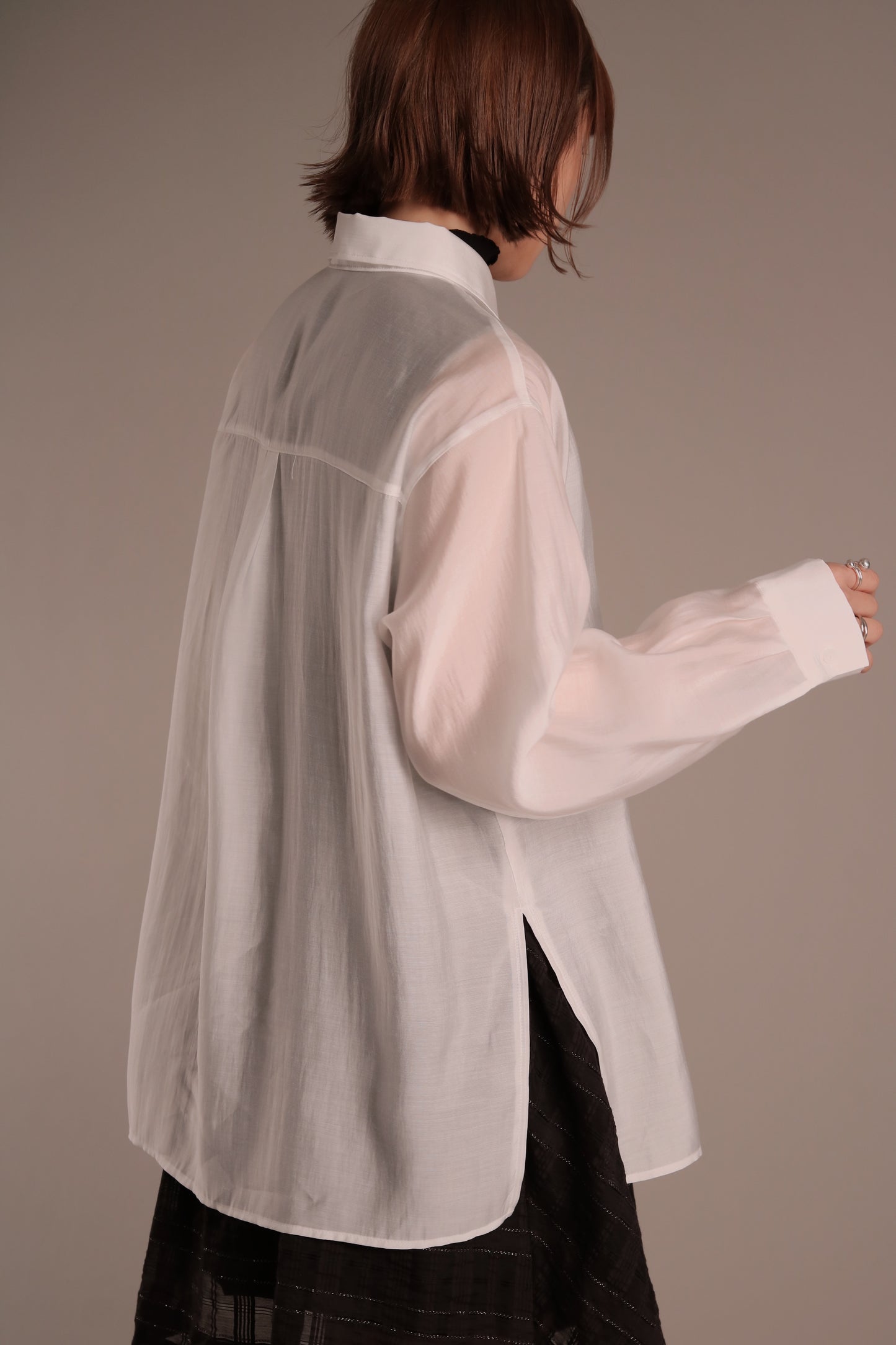 Doll See Through Shirt (White)