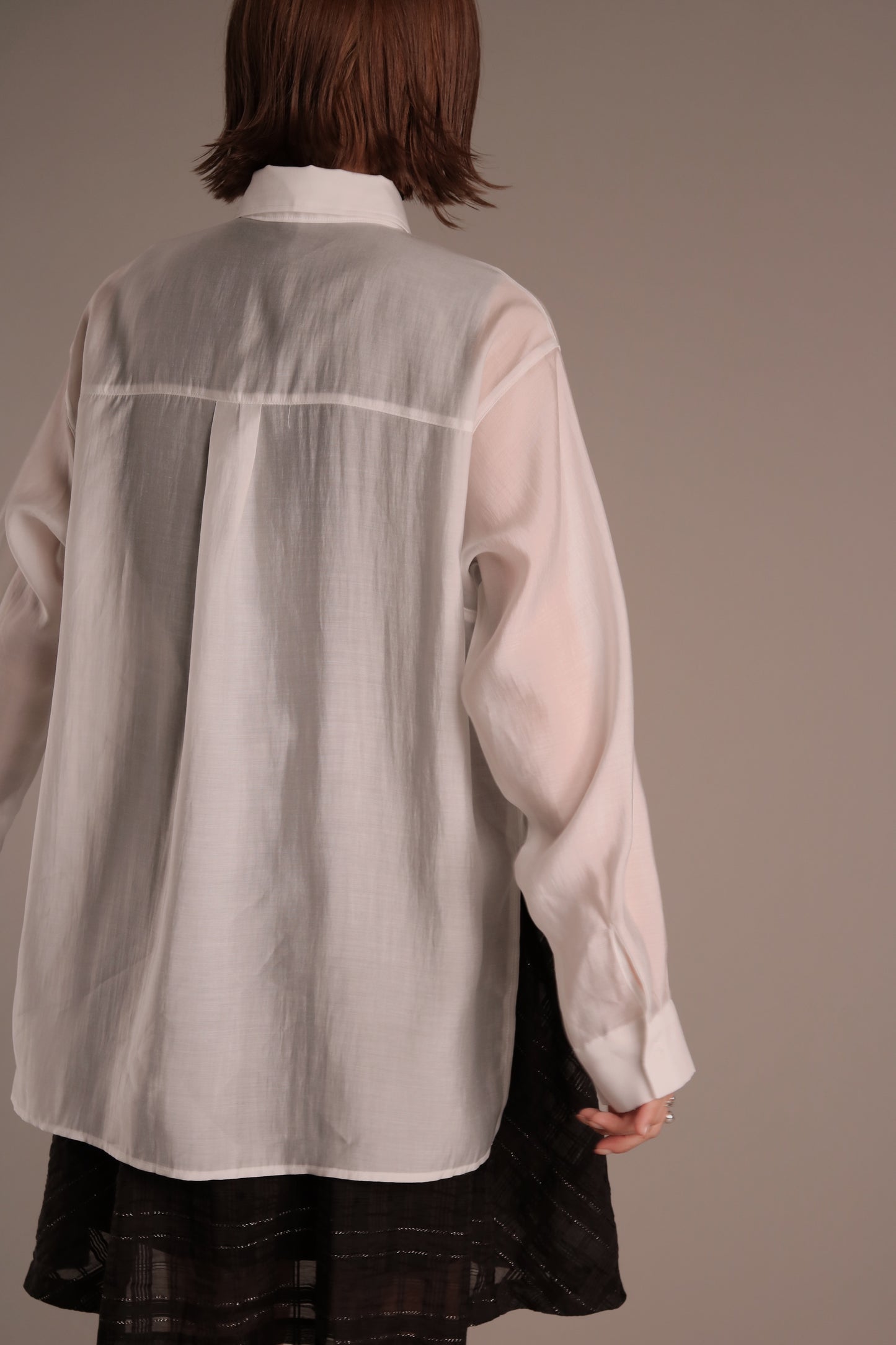 Doll See Through Shirt (White)