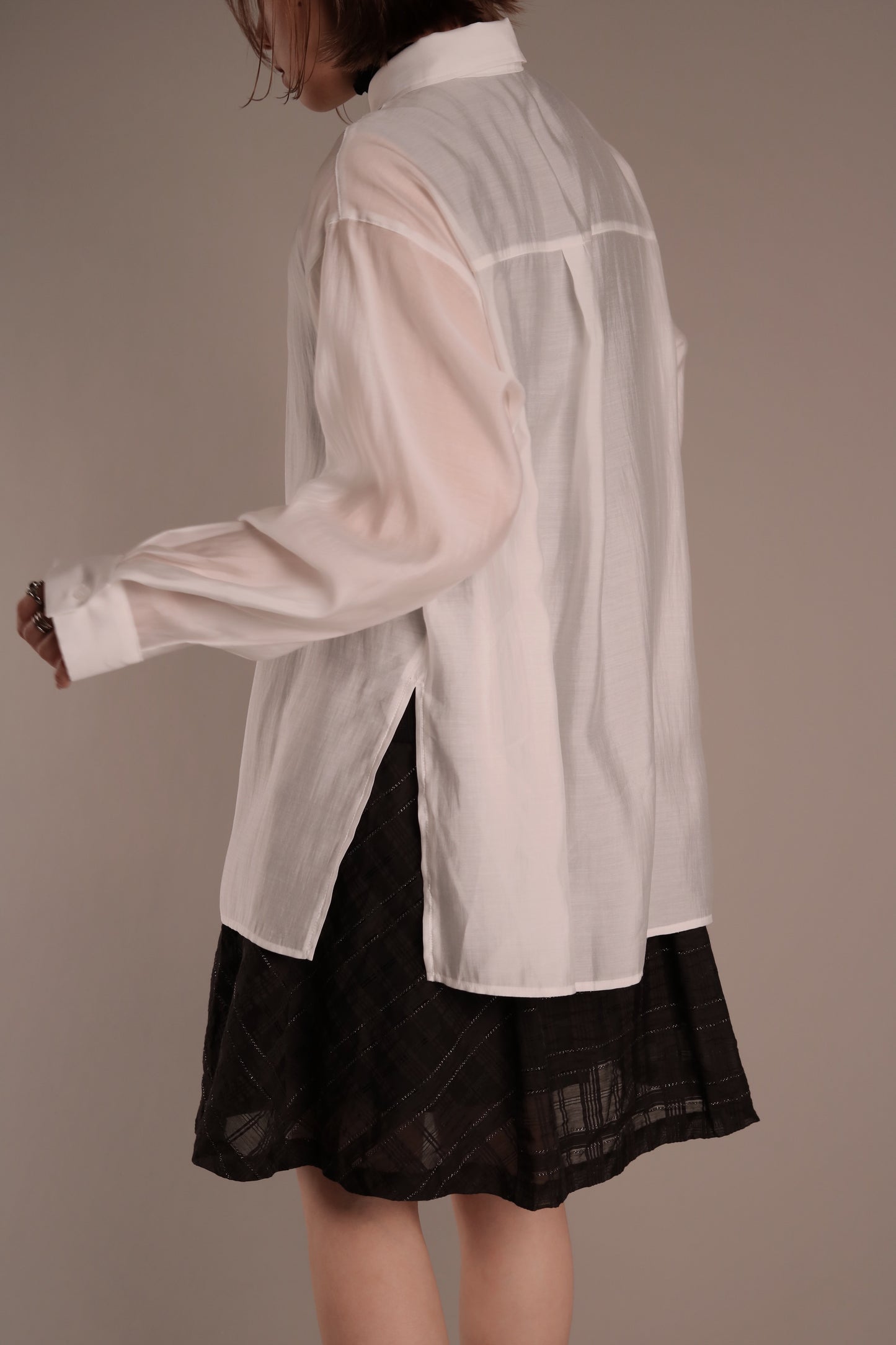 Doll See Through Shirt (White)