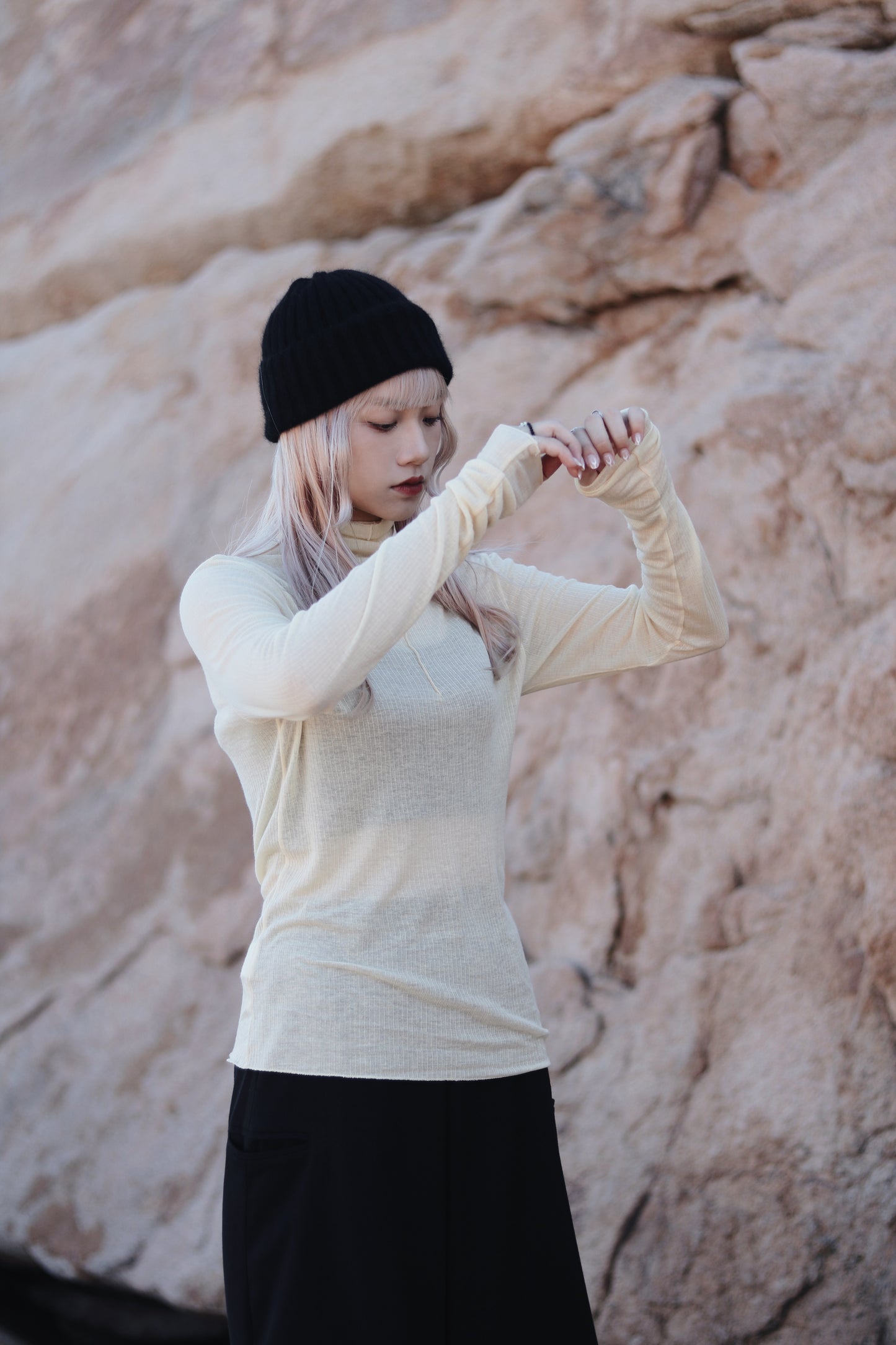 Daily Wool Top (Yellow)