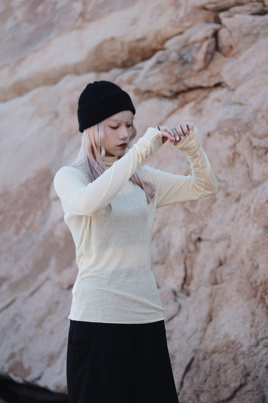 Daily Wool Top (Yellow)