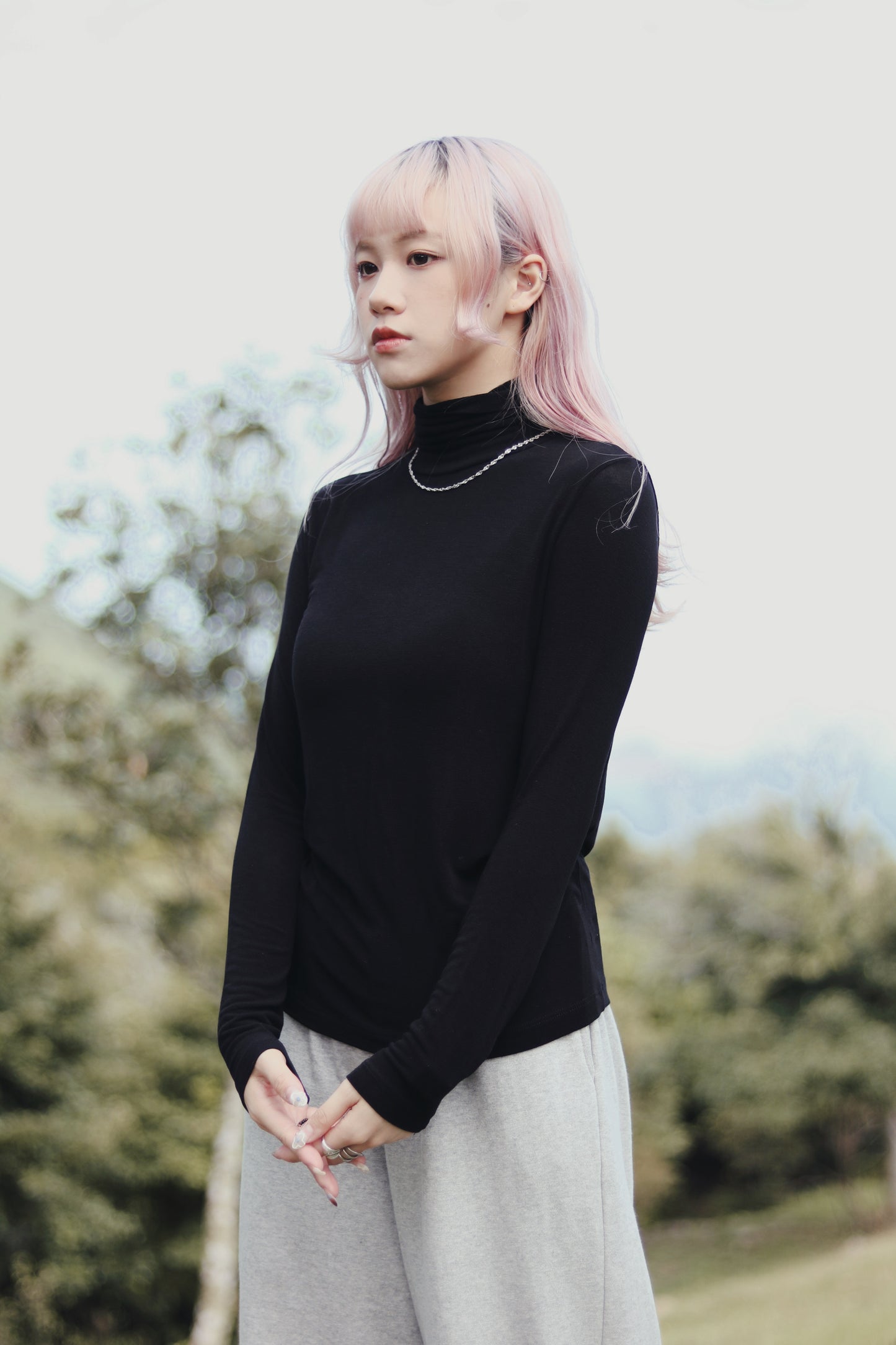 Winter Basic Tee (Black)