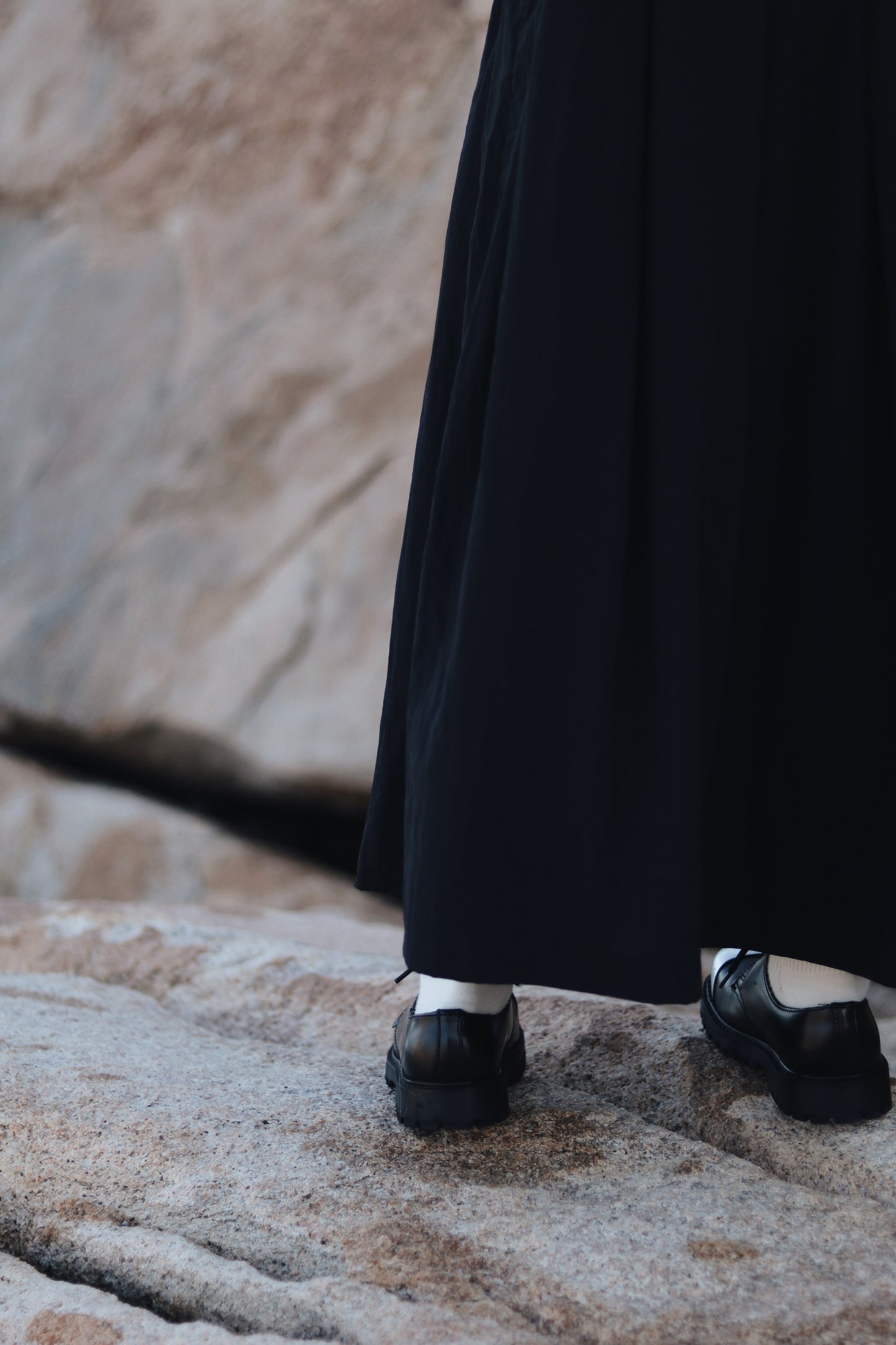 Doll Pleated Dress (Black)