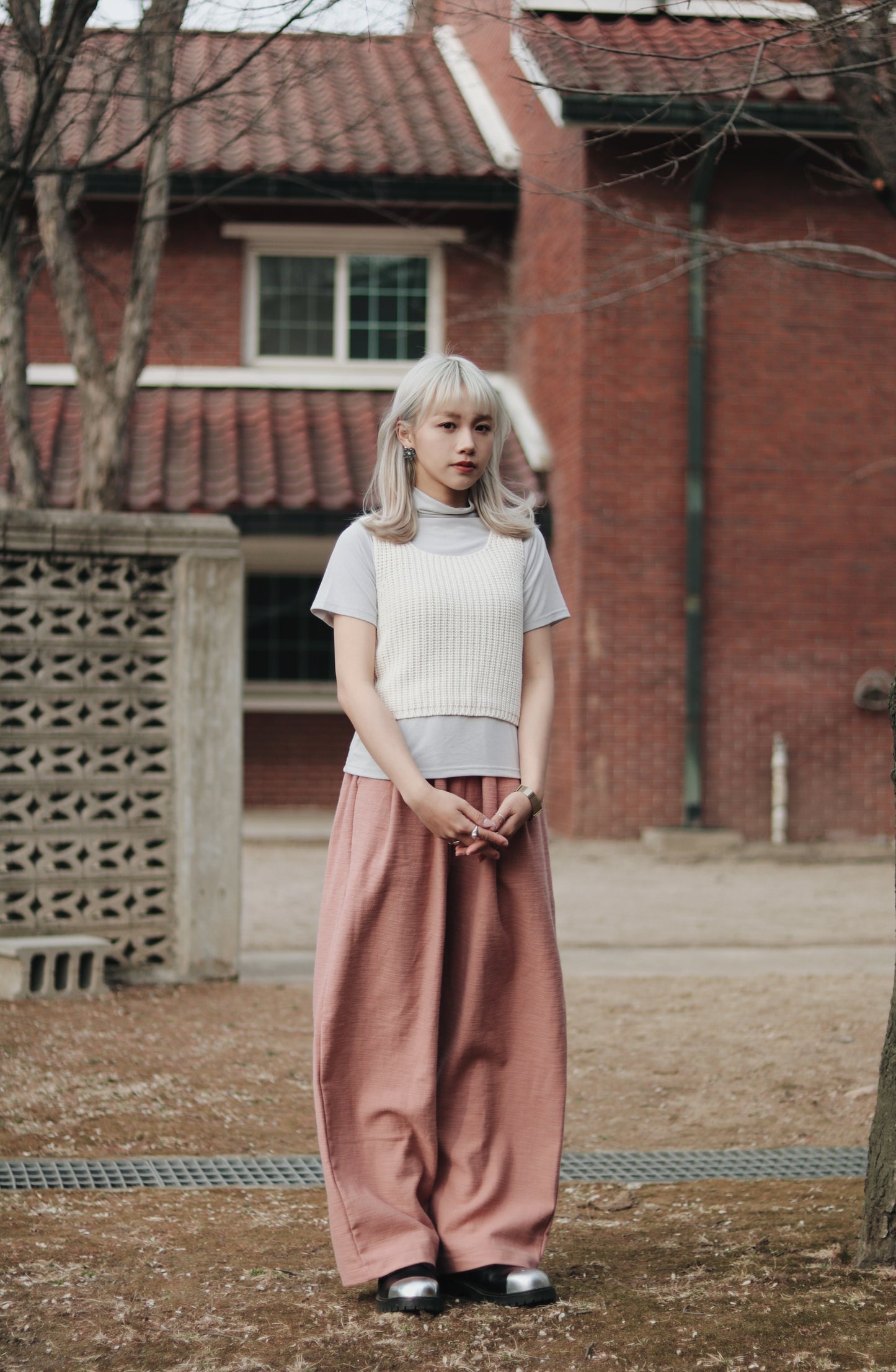 Daily Colour Pants (Pink)