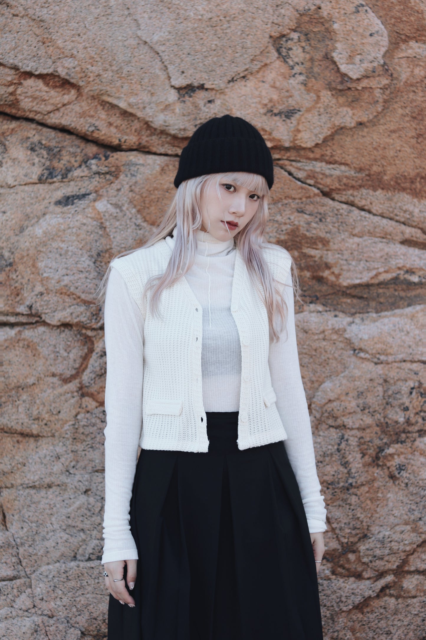 Daily Wool Top (White)