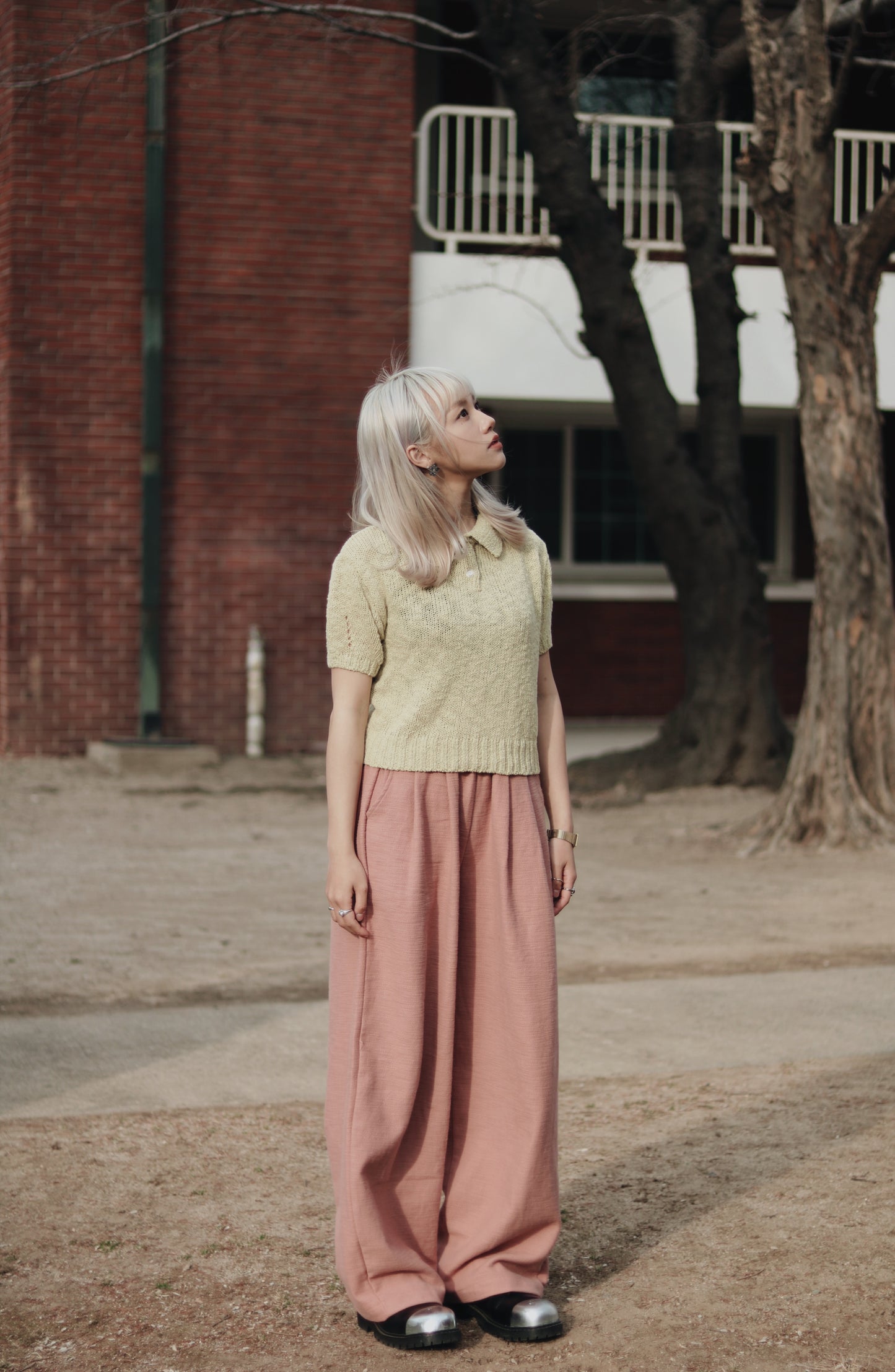 Daily Colour Pants (Pink)