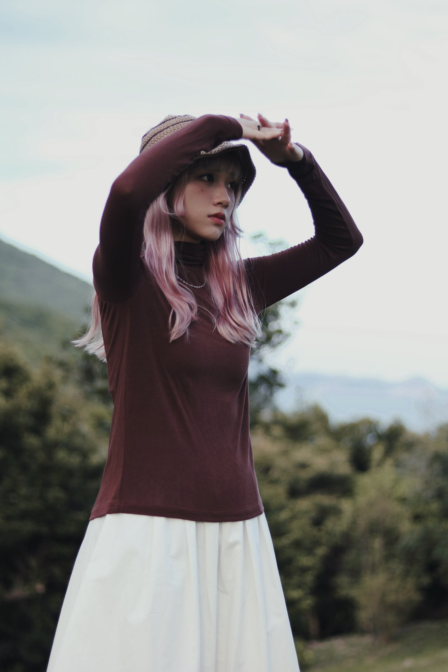 Winter Basic Tee (Brown)