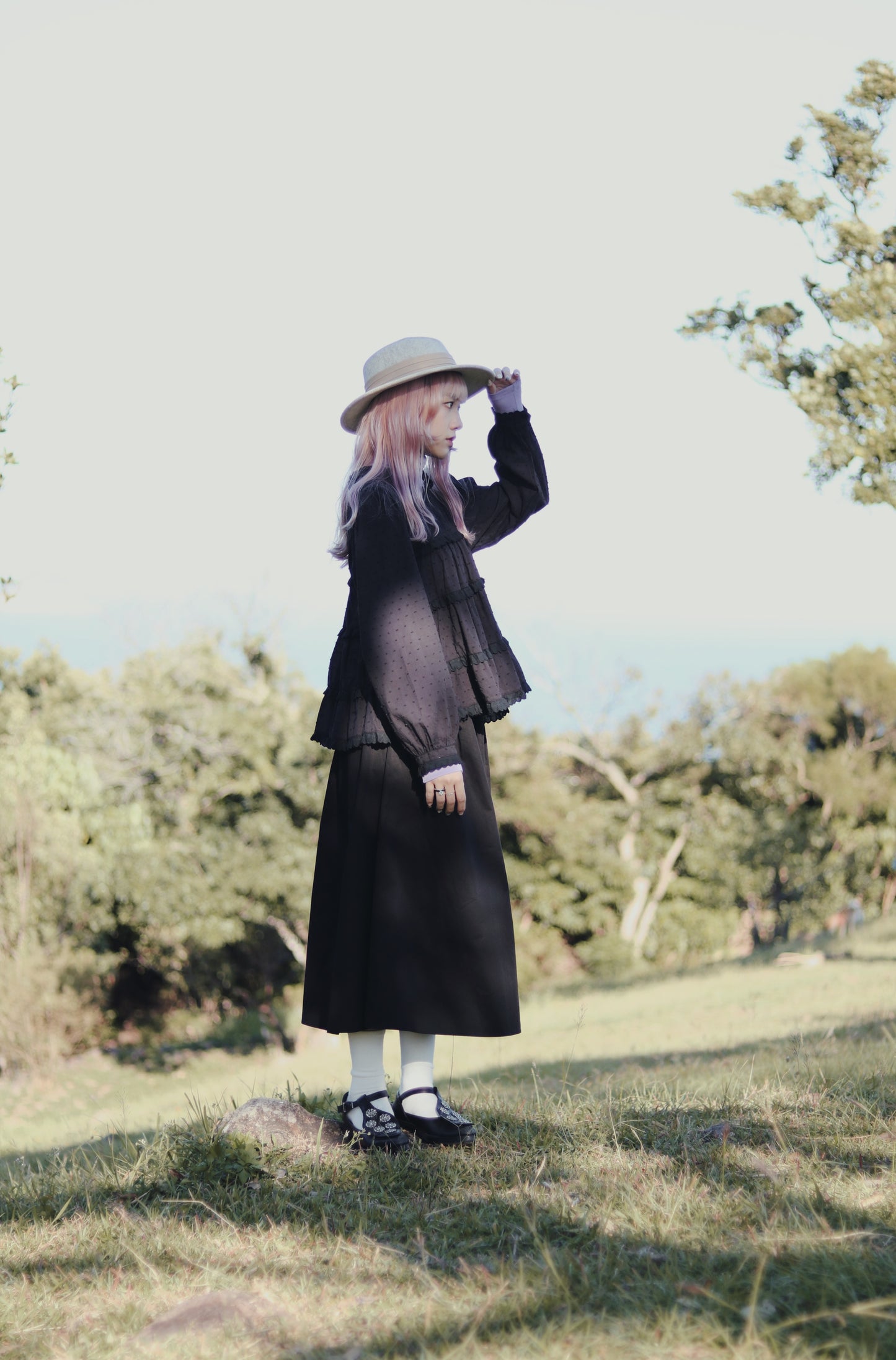 Winter Basic Tee (Purple)