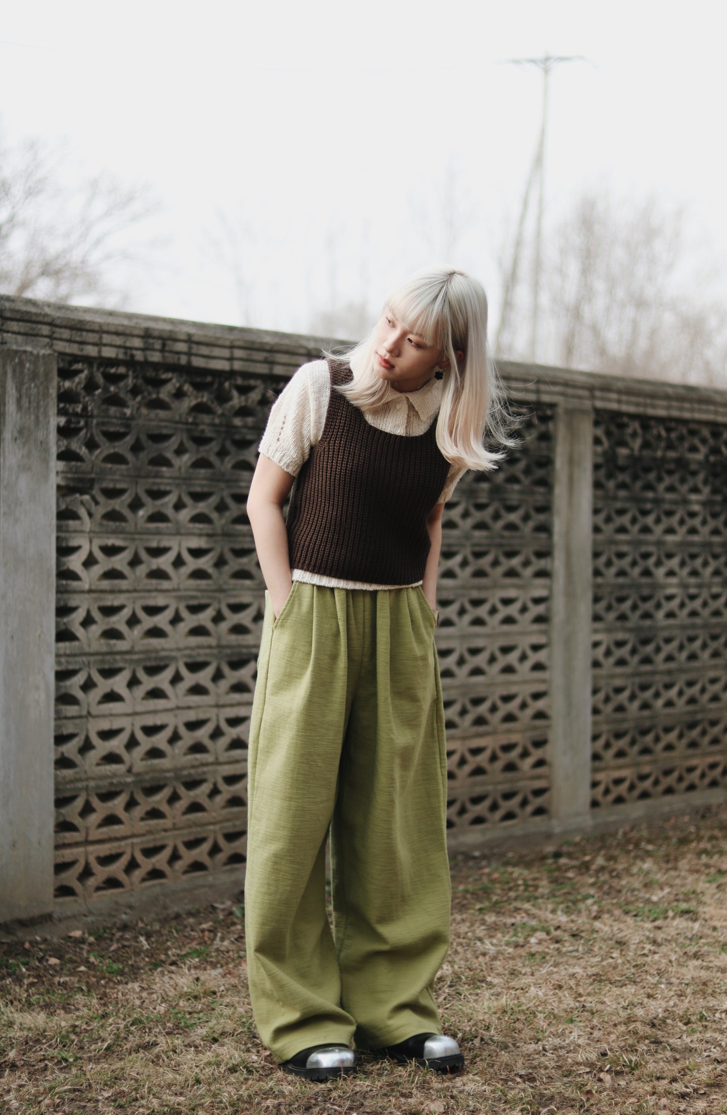 Daily Colour Pants (Green)