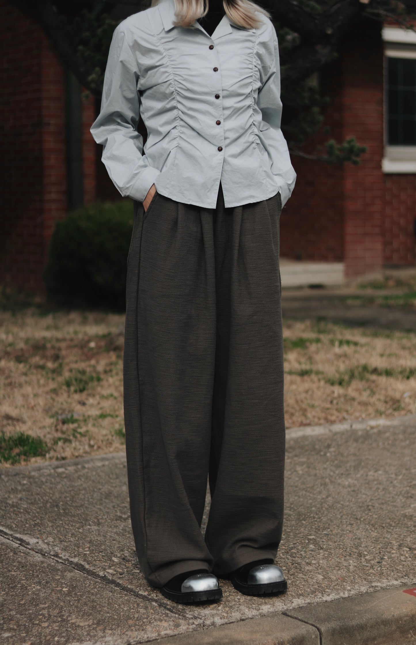 Daily Colour Pants (Brown)