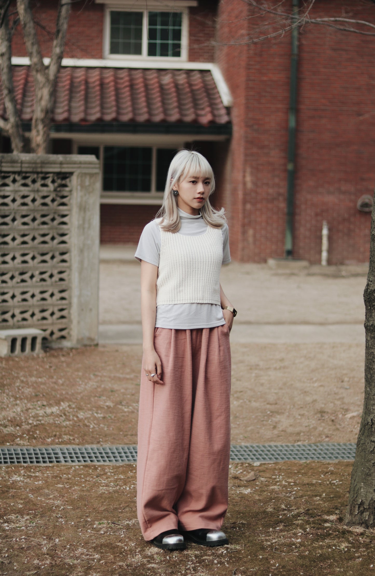 Daily Colour Pants (Pink)