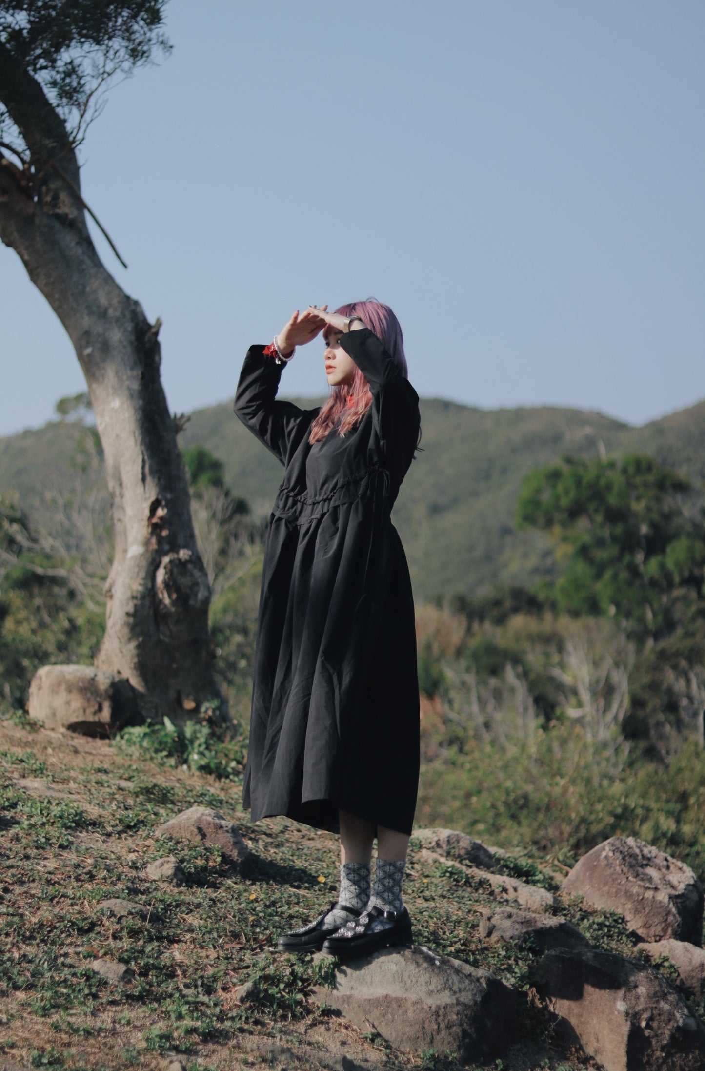 Belted Dress (Black)